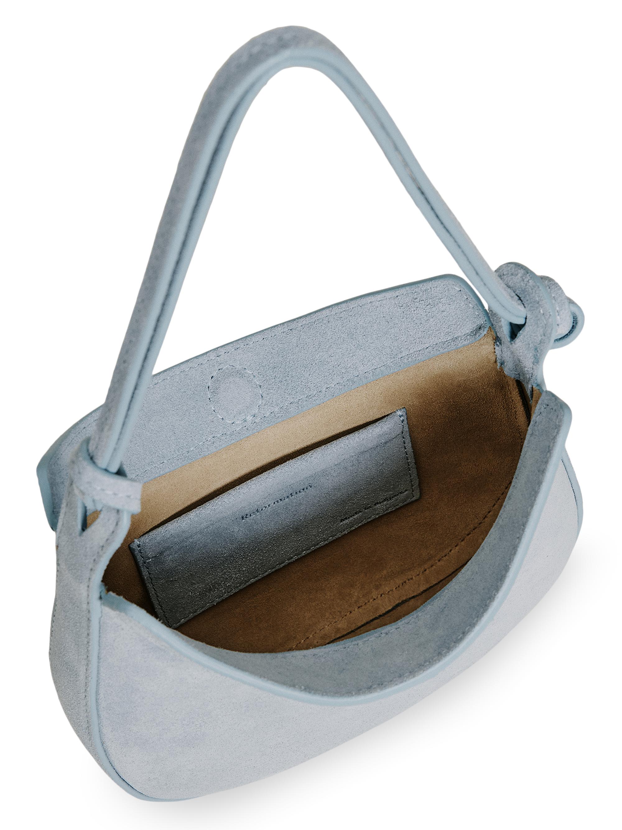 Reformation Mini Rosetta Suede Shoulder Bag | Saks Fifth Avenue