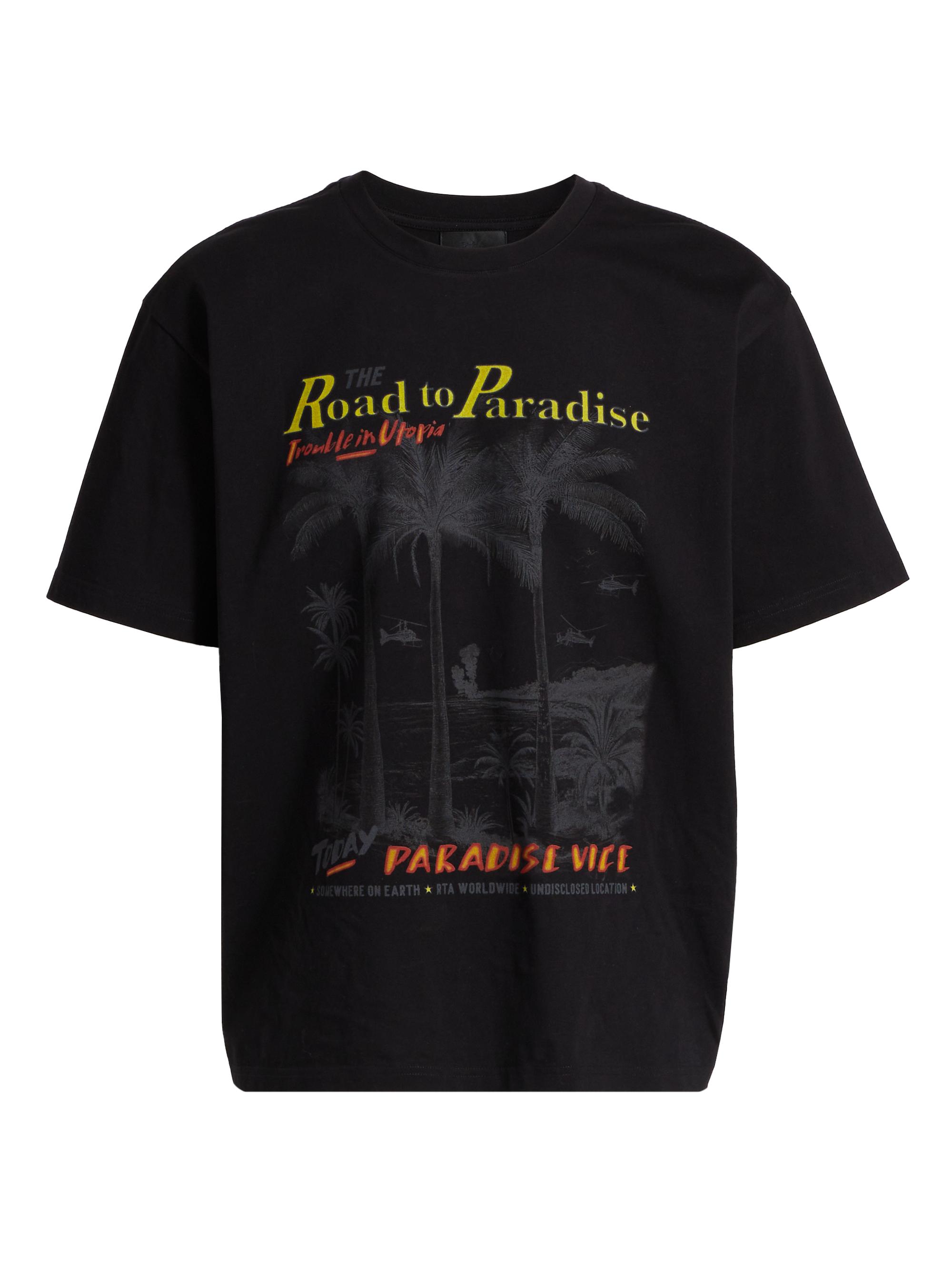RTA Men's Paradise Vice Colin Cotton T-Shirt - Black Road To Paradise