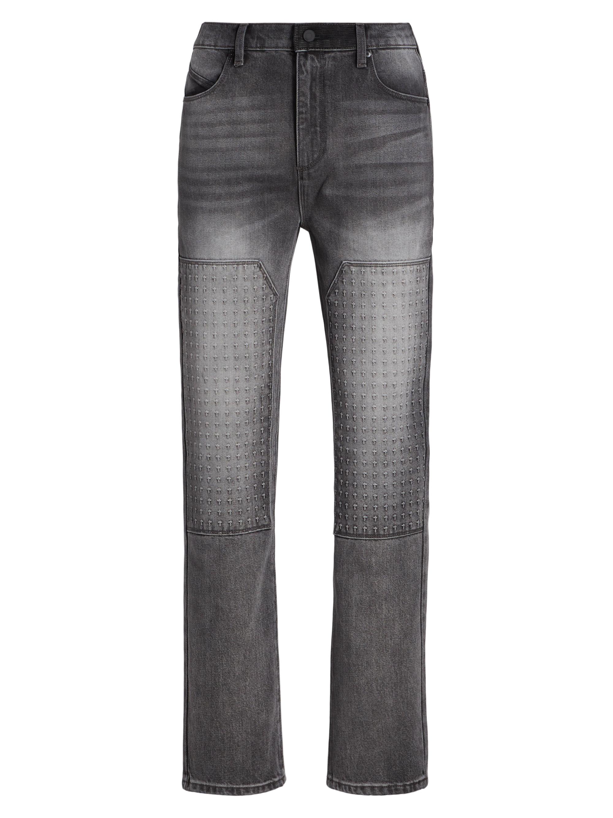 RTA Men's Paradise Vice Ricardo Slim-Straight Jeans - Grey Storm