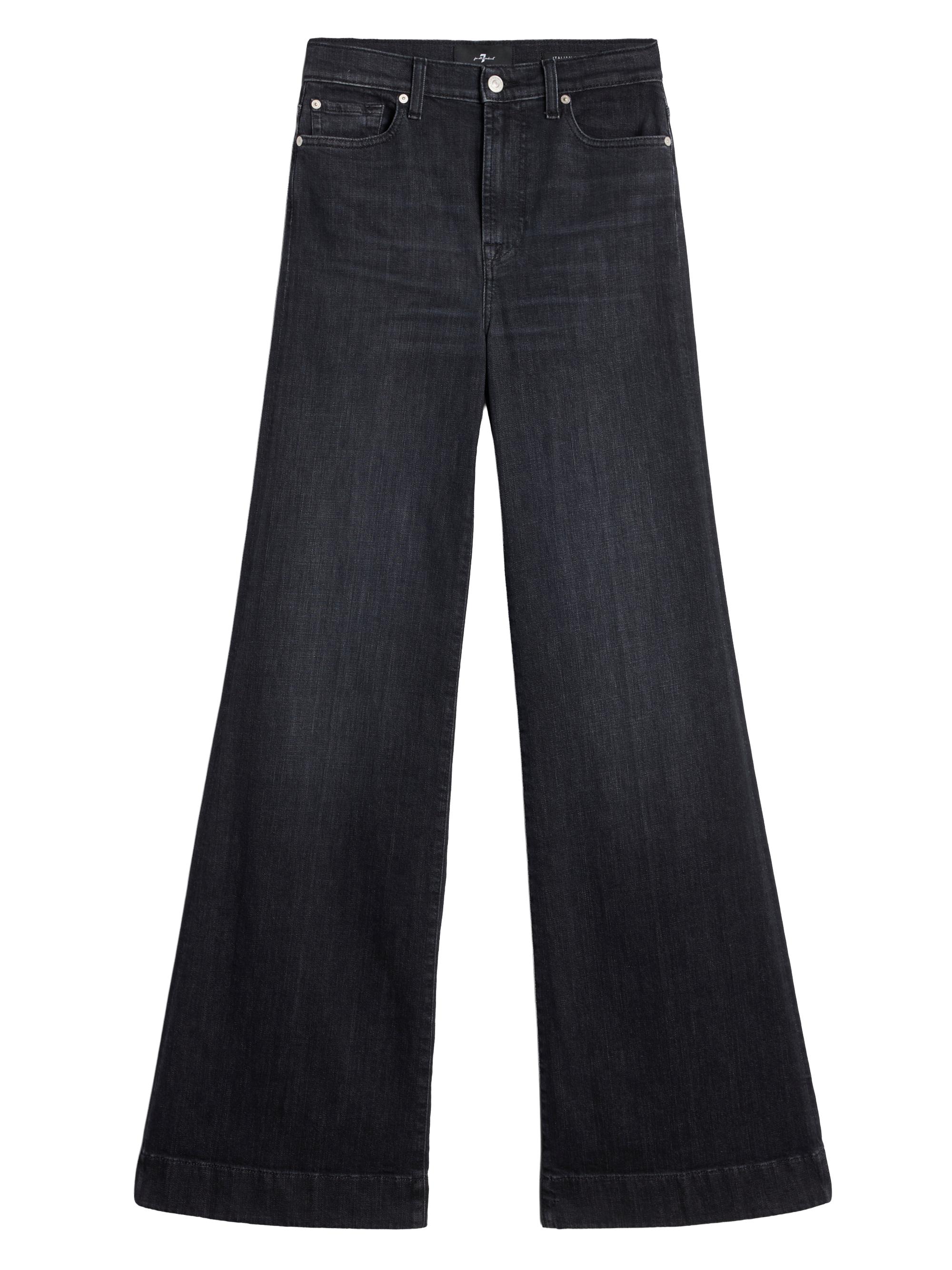 7 For All Mankind Women's Modern Dojo Flare Jeans - Blacky