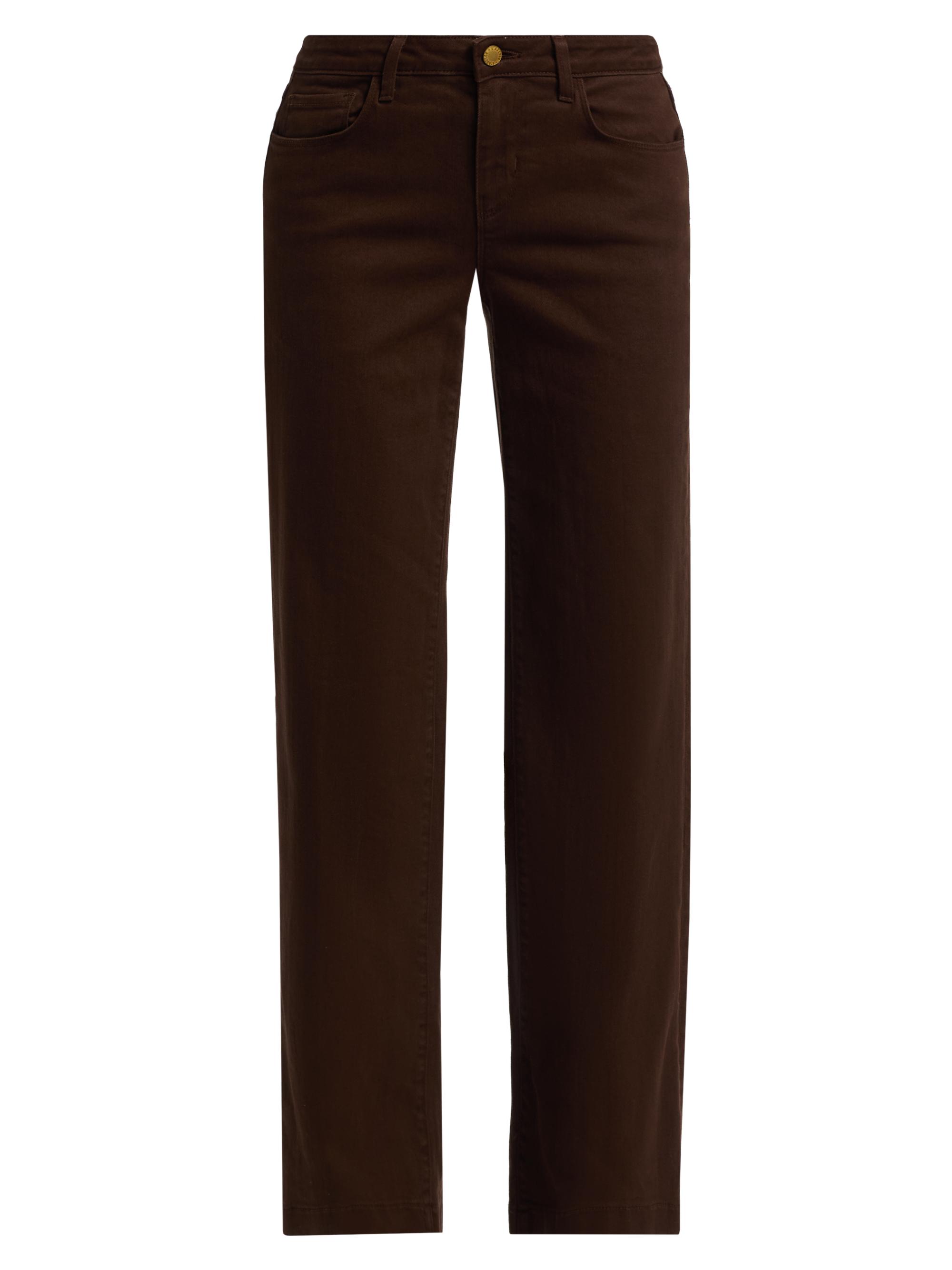 L'AGENCE Women's Joanne Wide-Leg Jeans - Brown