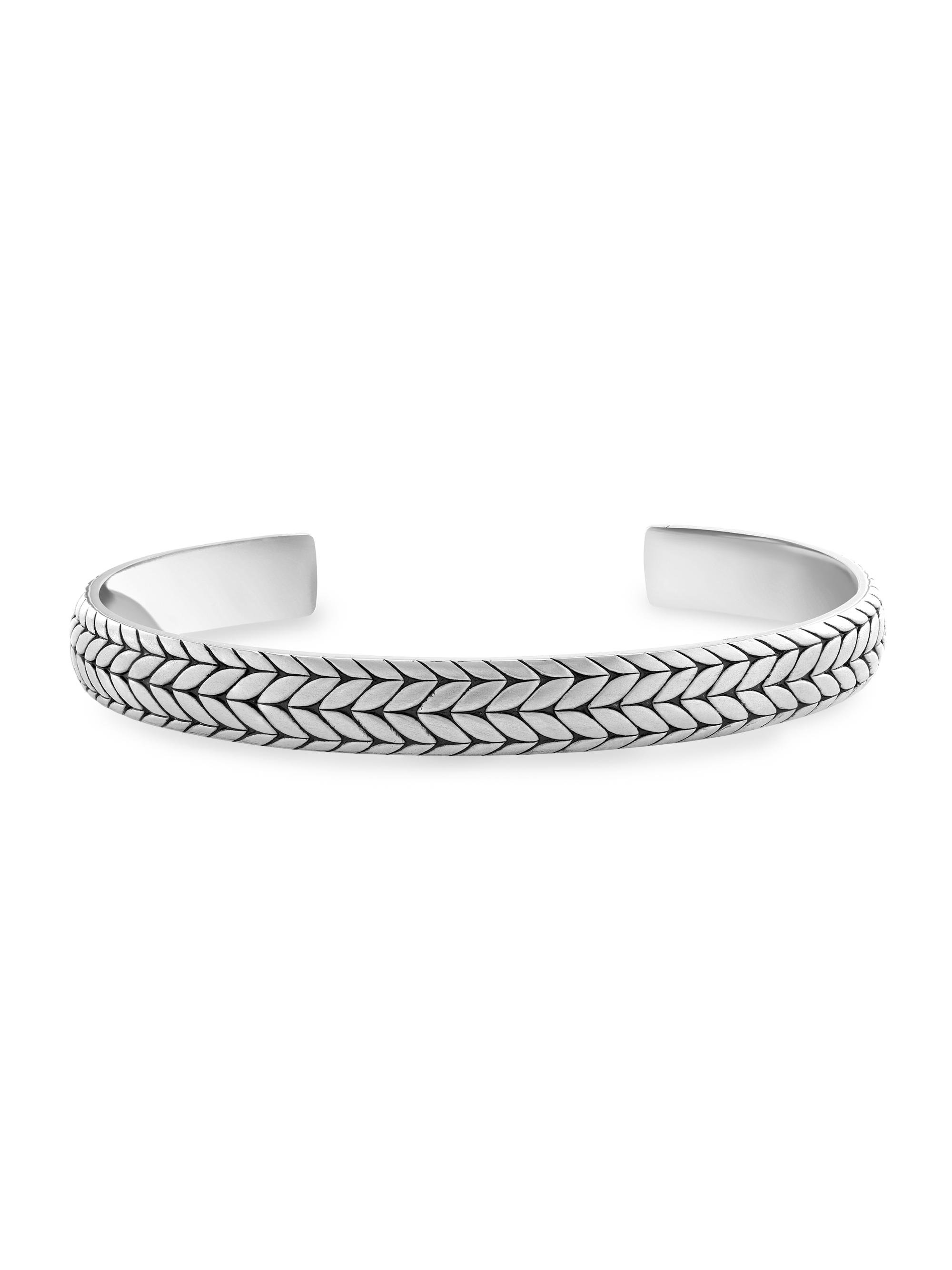 Saks Fifth Avenue Collection Men's 925 Sterling Silver Bangle - Silver