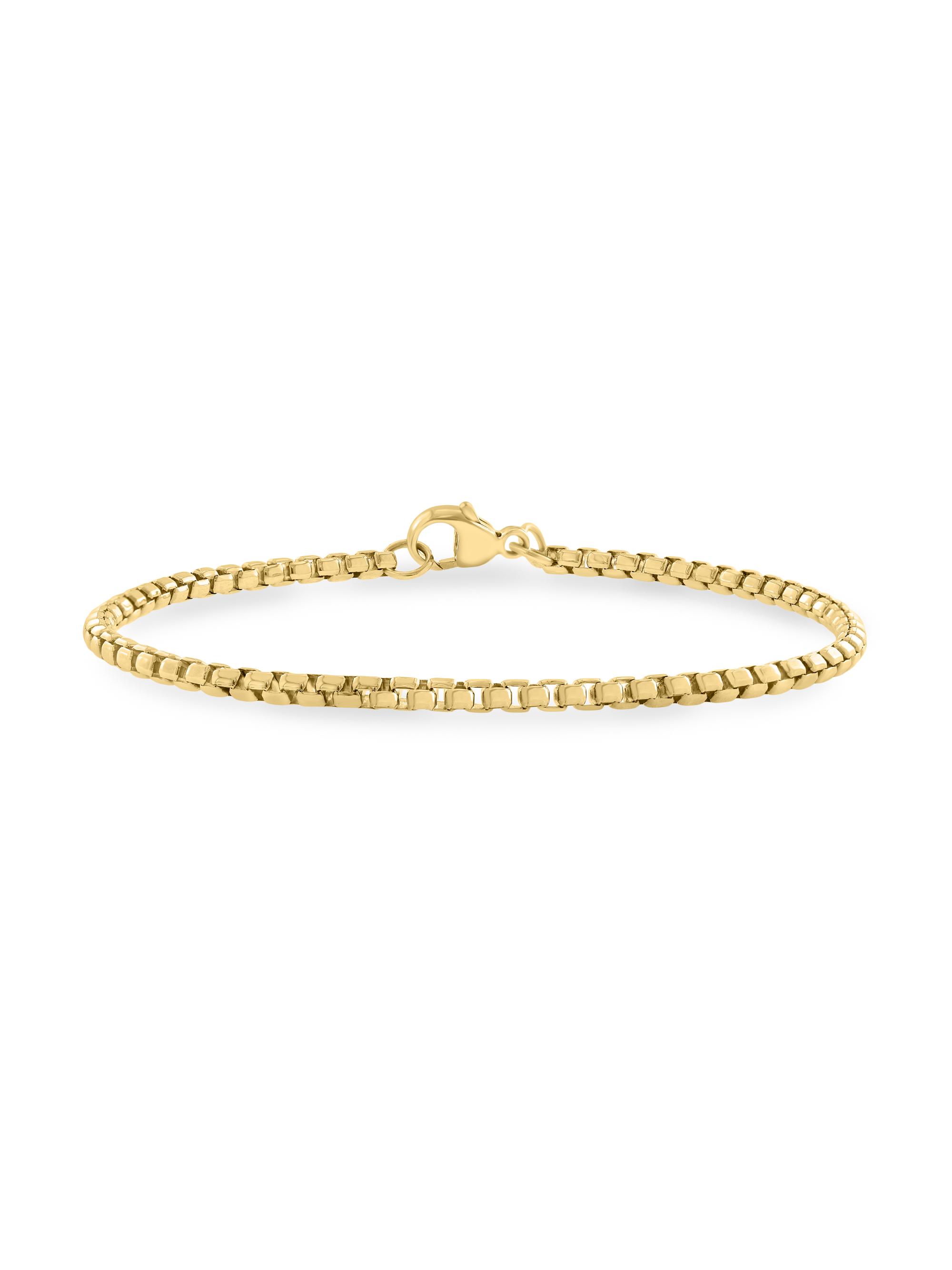 Saks Fifth Avenue Collection Men's 14K Yellow Gold Box-Chain Bracelet - Gold