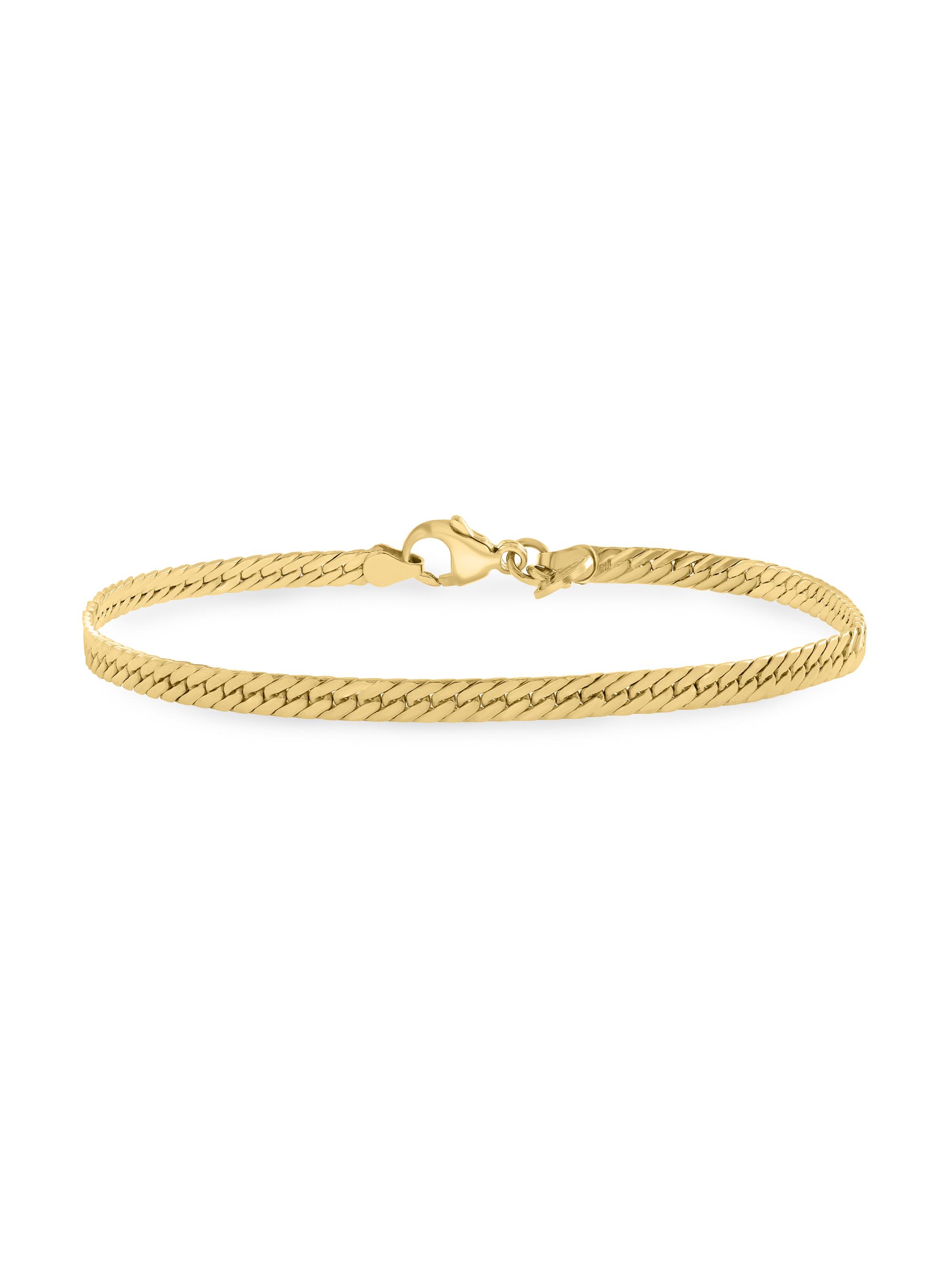 Saks Fifth Avenue Collection Men's 14K Yellow Gold Curb-Chain Bracelet - Gold