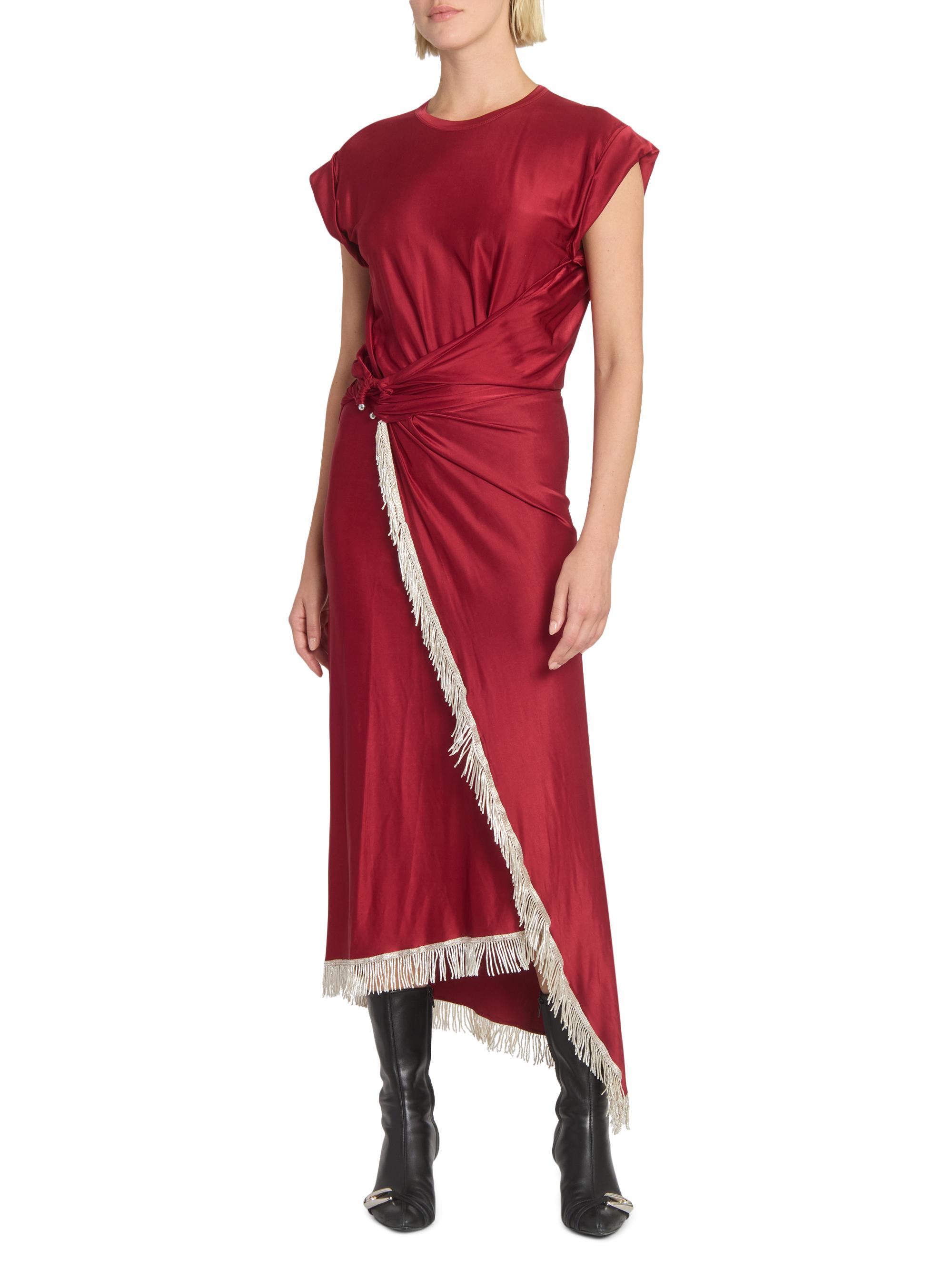 formal floral maxi dress with sleeves Celine Floral Tie Strap Bustier Maxi Dress