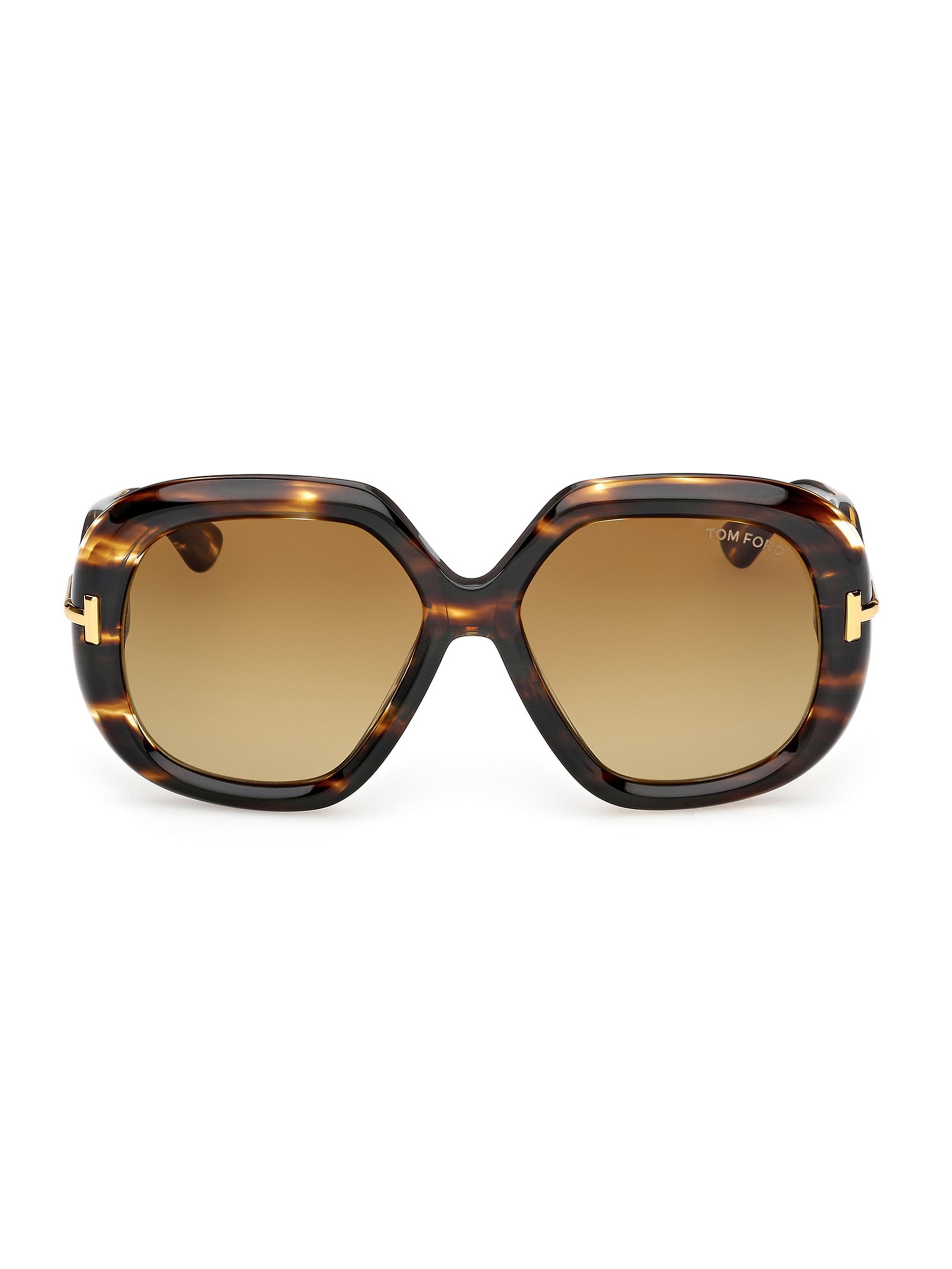 TOM FORD Icon 56MM Geometric Sunglasses | Saks Fifth Avenue