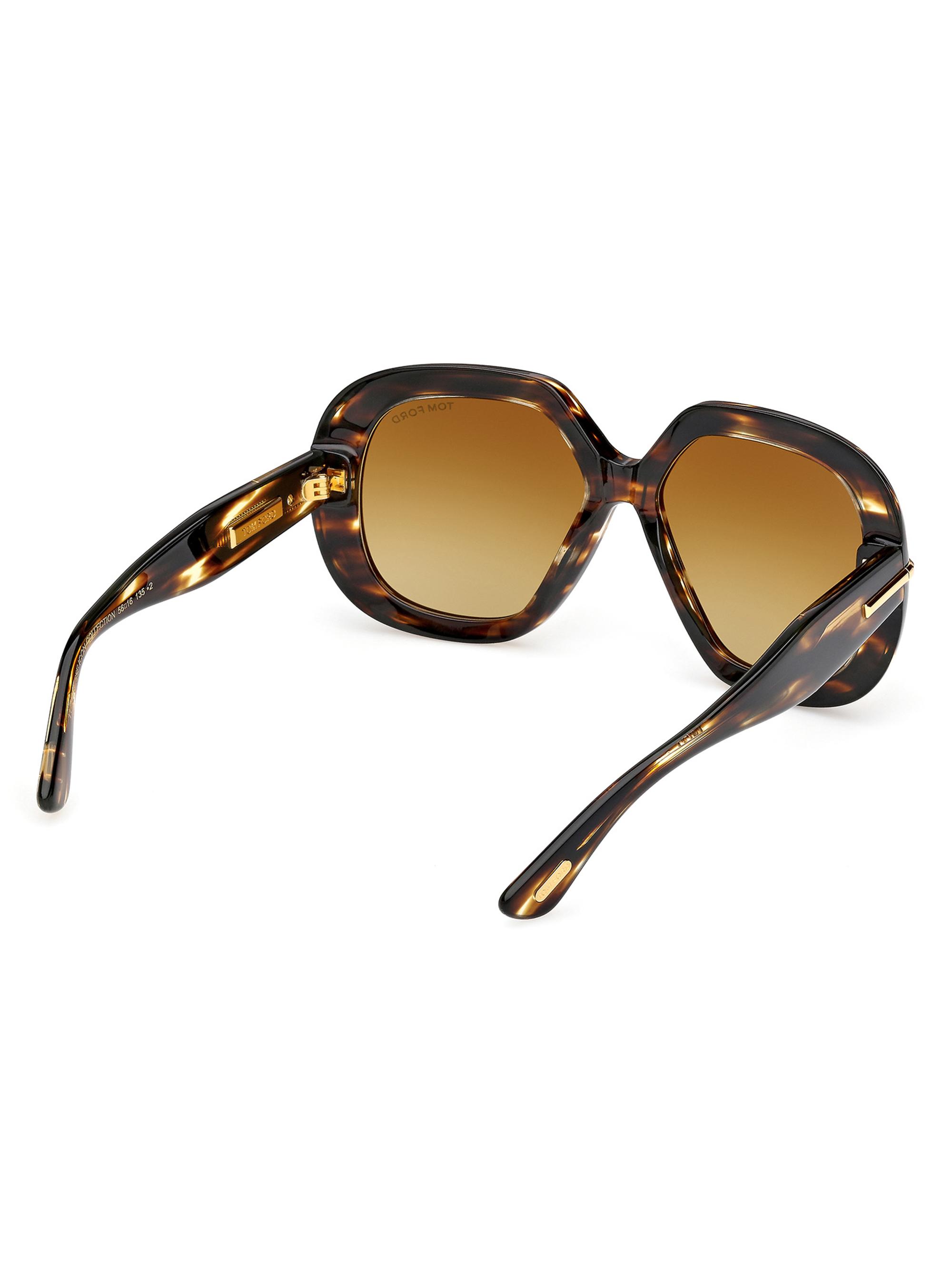 TOM FORD Icon 56MM Geometric Sunglasses | Saks Fifth Avenue