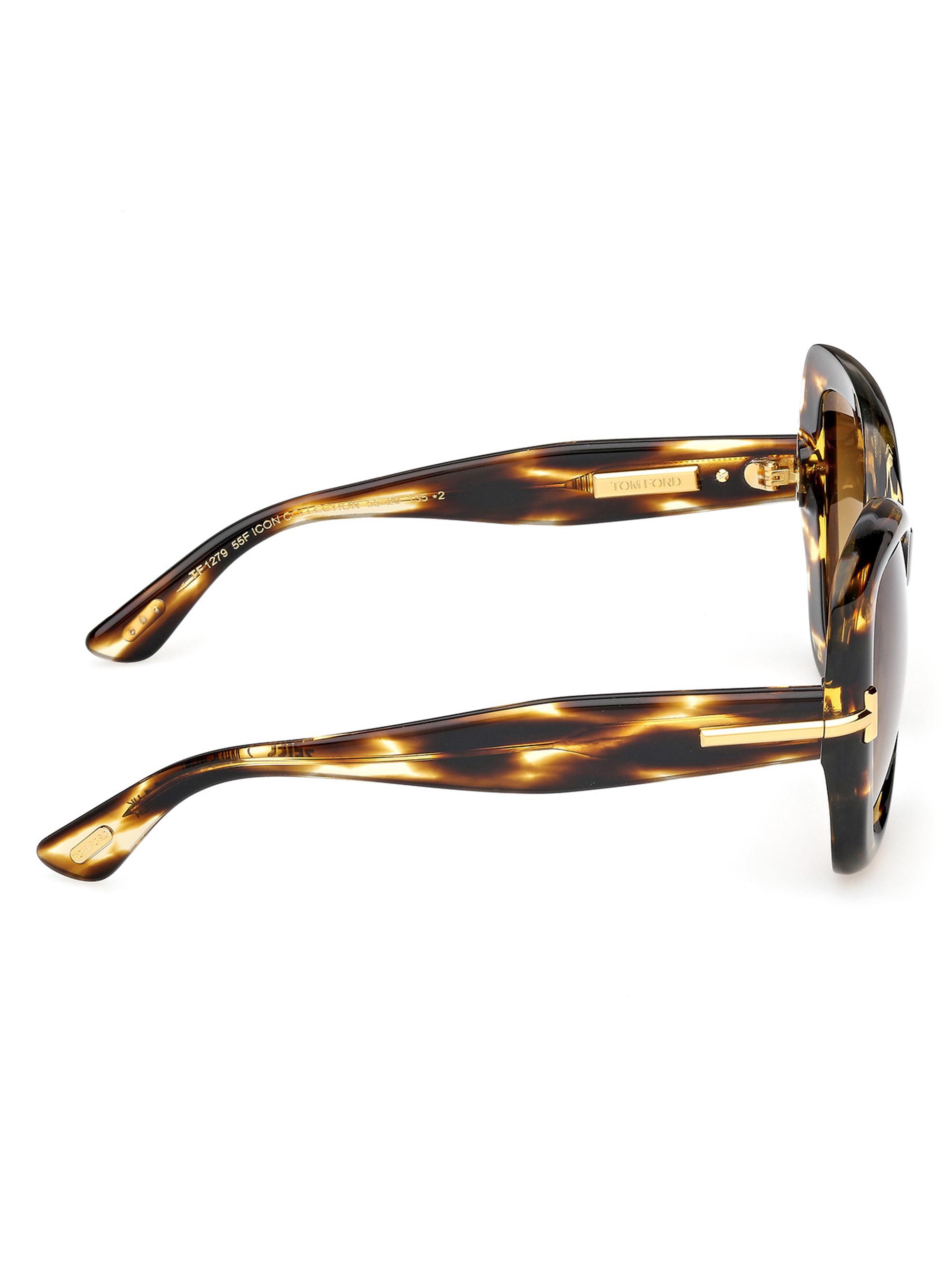 TOM FORD Icon 55MM Butterfly Sunglasses | Saks Fifth Avenue