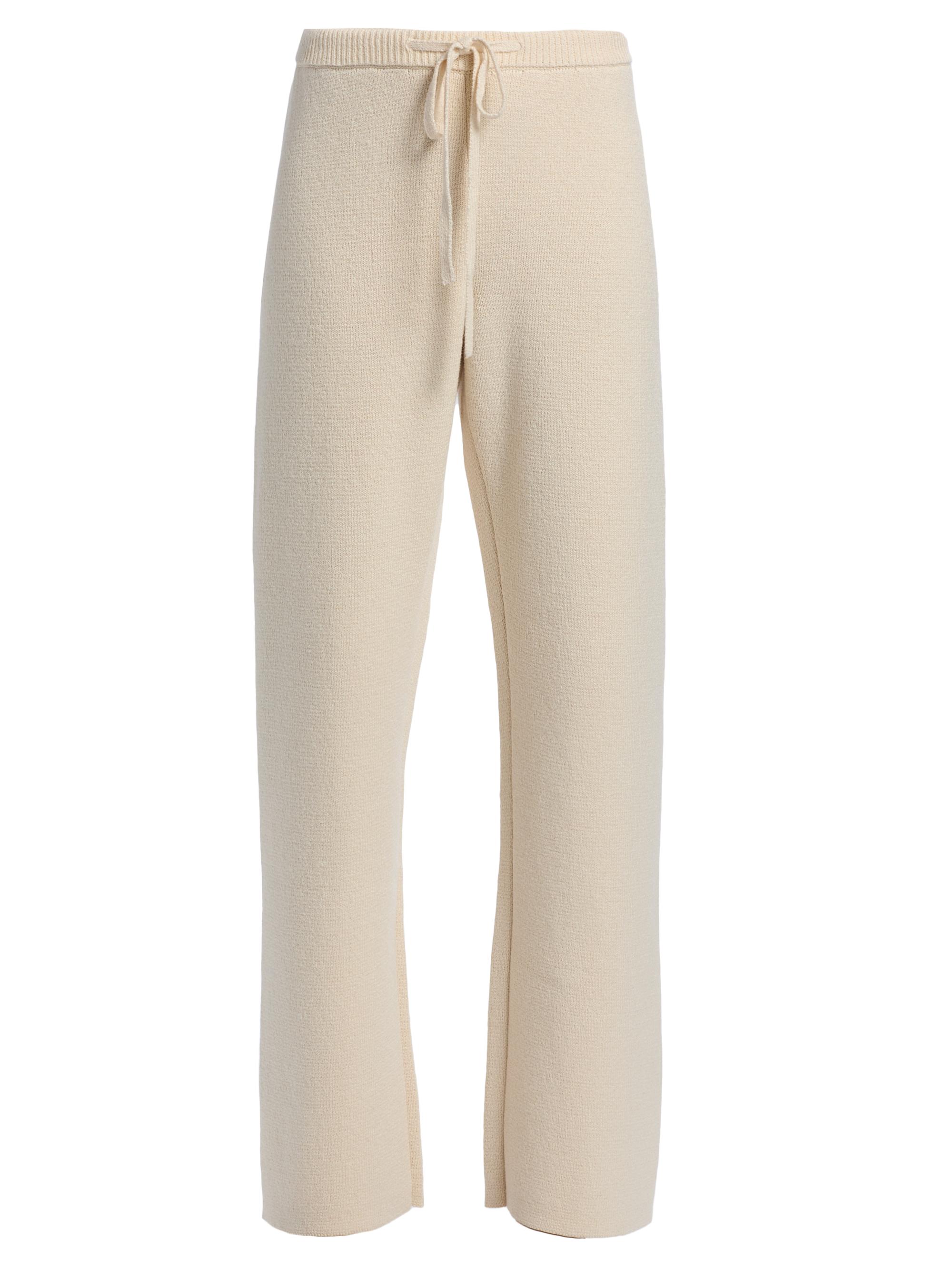 The Elder Statesman Women's Nora Lite Cotton Lounge Pants - Natural
