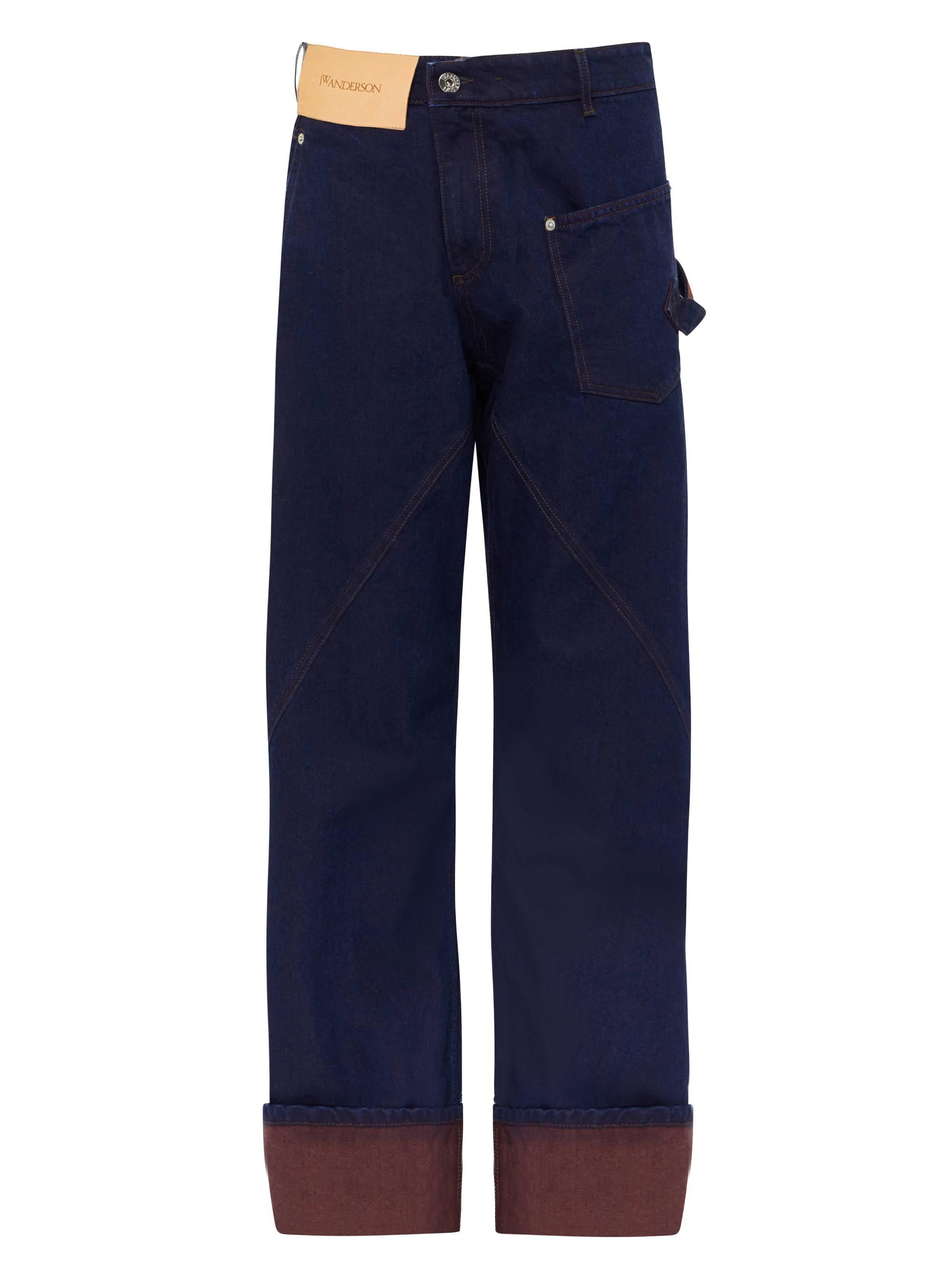 jw.anderson デニム JW Anderson Men's Twisted Workwear Jeans - Bergdorf Goodman