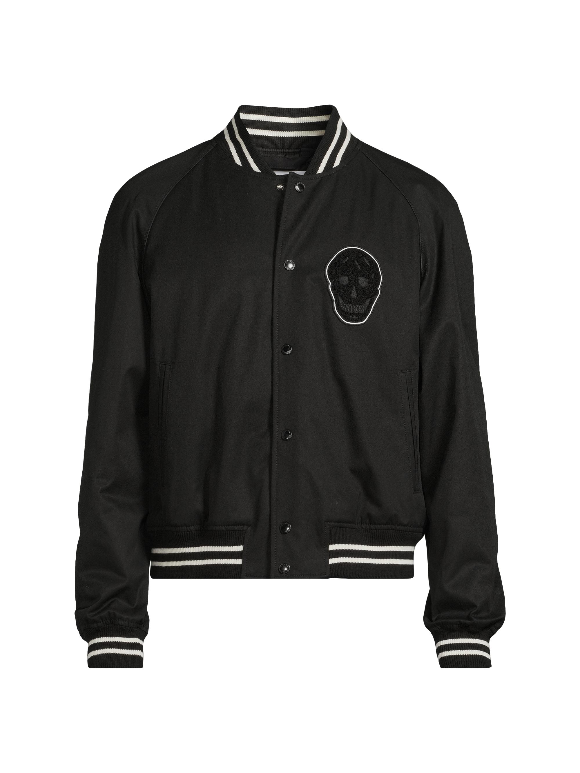 Avirex L.E. Twin Dragon Leather Bomber Jacket | Saks Fifth