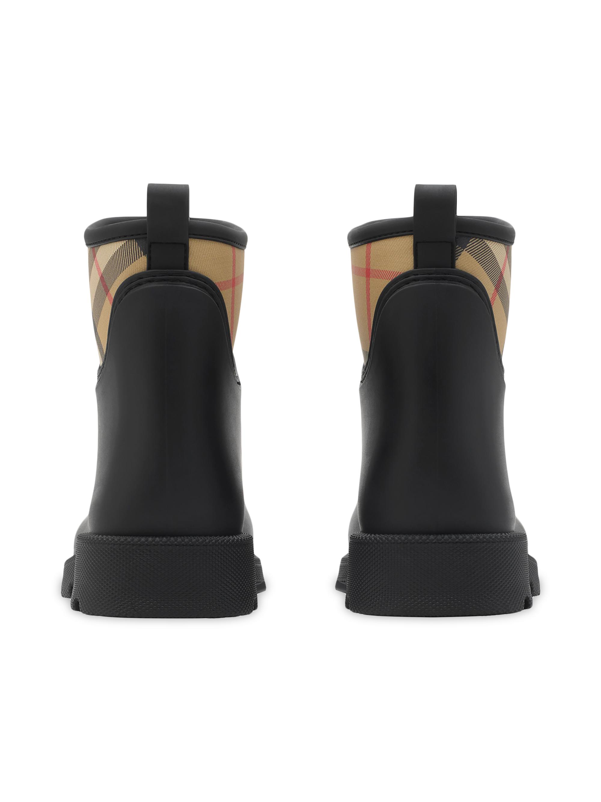 Burberry Marsh Stamp Low Rubber Rain Boots | Saks Fifth Avenue display picture 2