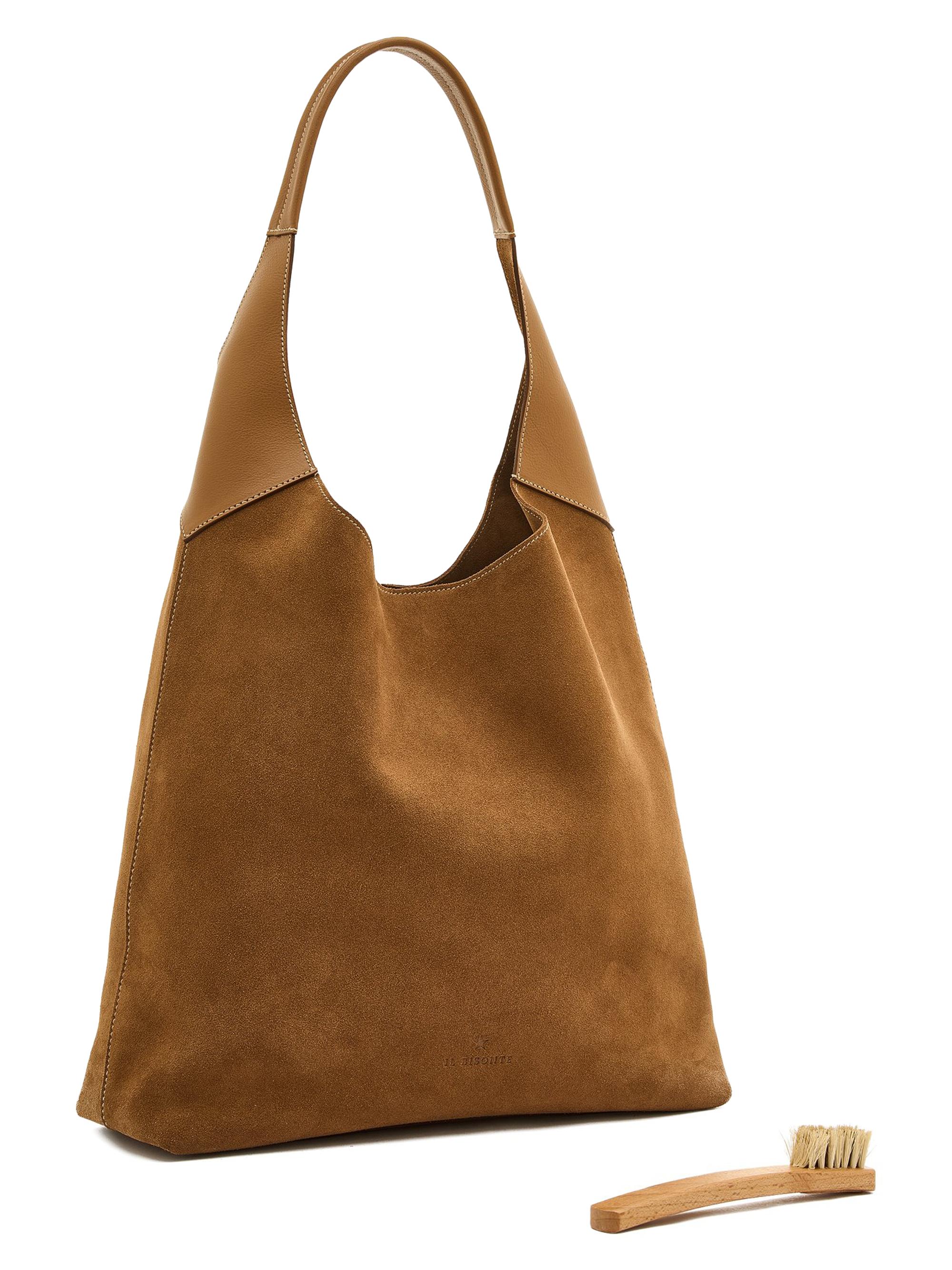 Il Bisonte Le Laudi Suede Shoulder Bag | Saks Fifth Avenue