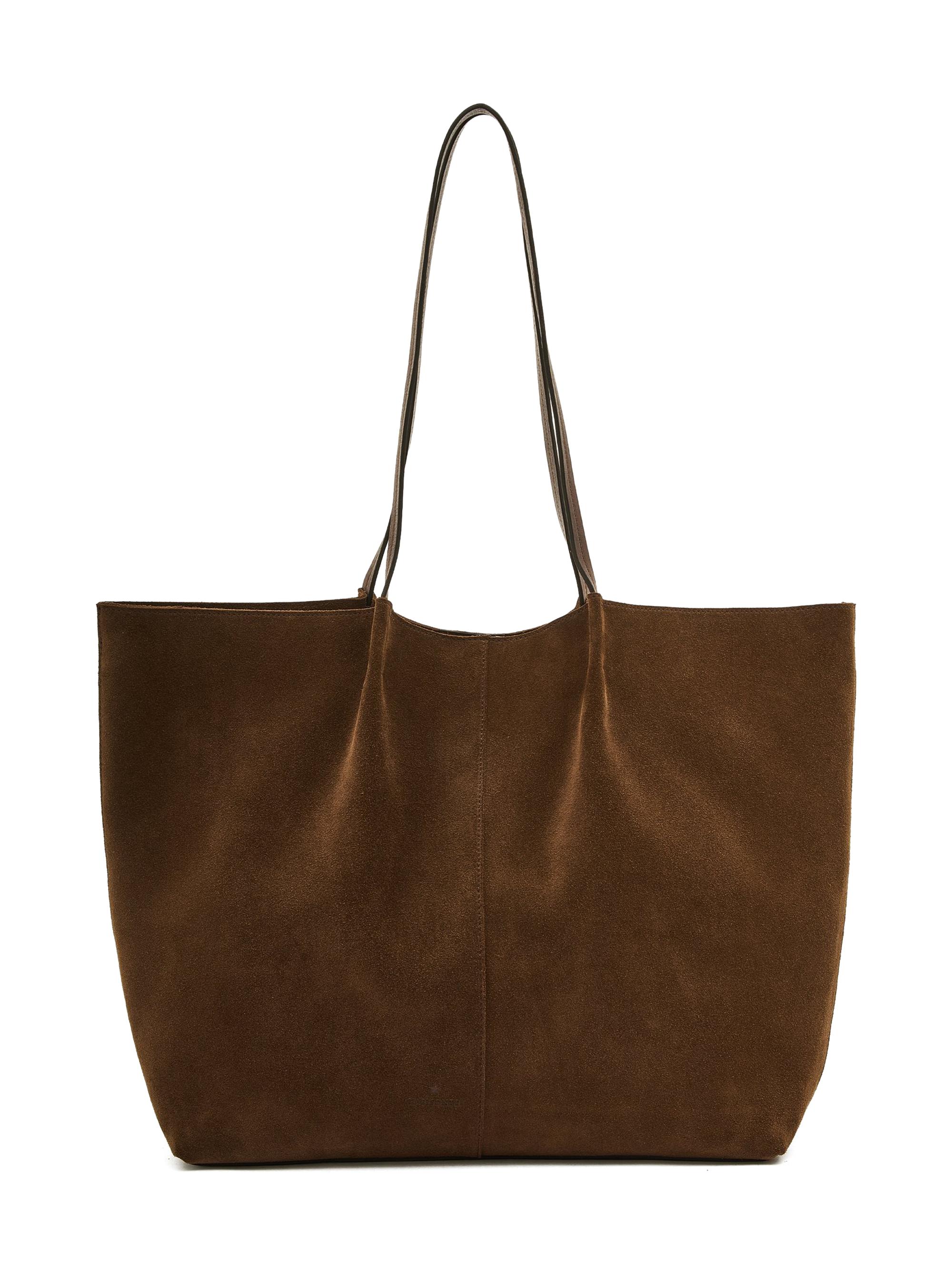 【美品】THE ROW Terrasse テラス ダークブラウン The Row Terrasse Suede Tote | Saks Fifth Avenue