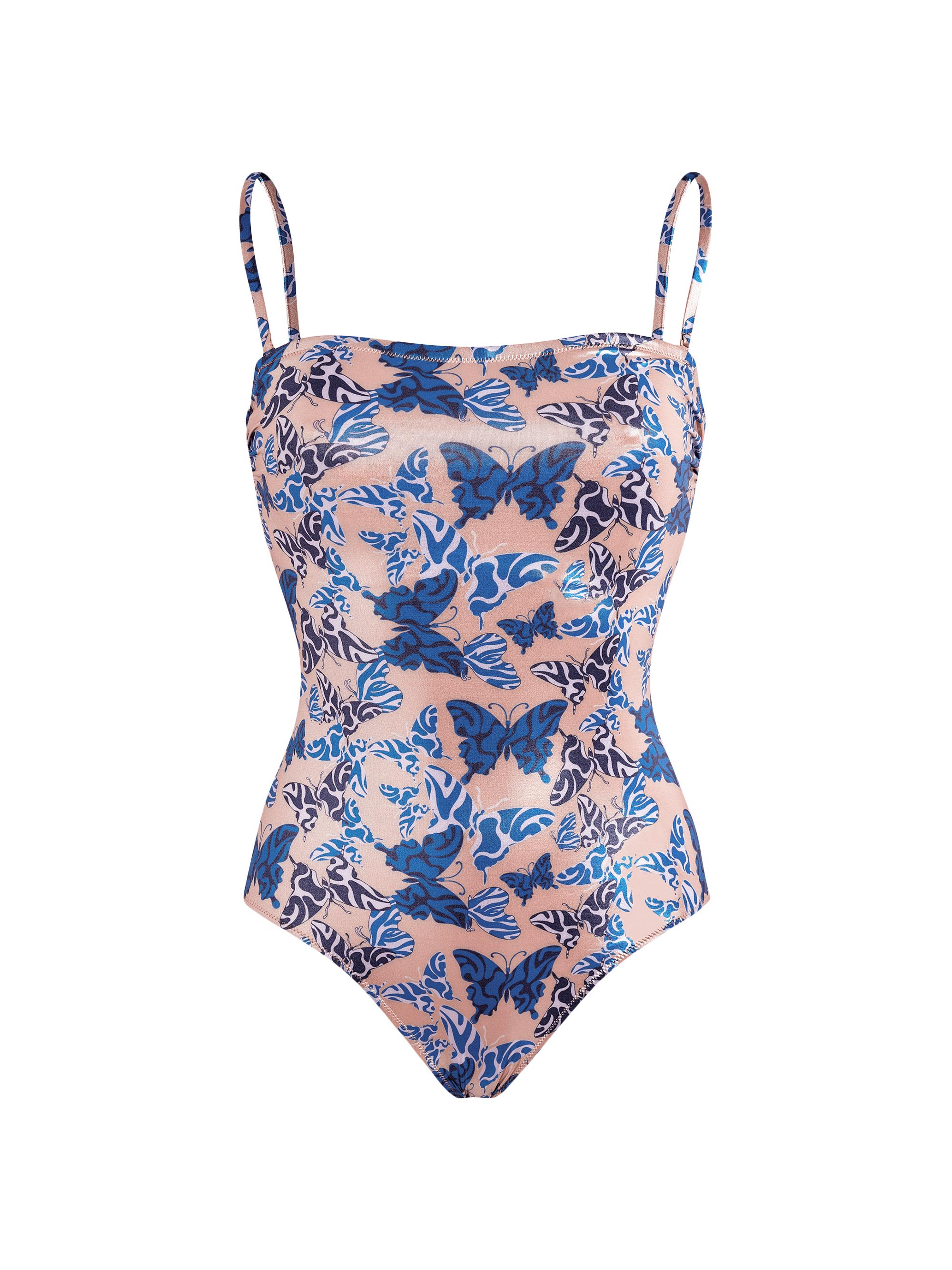 Vilebrequin Women's Disco Butterfly Bustier One-Piece Swimsuit - Blush