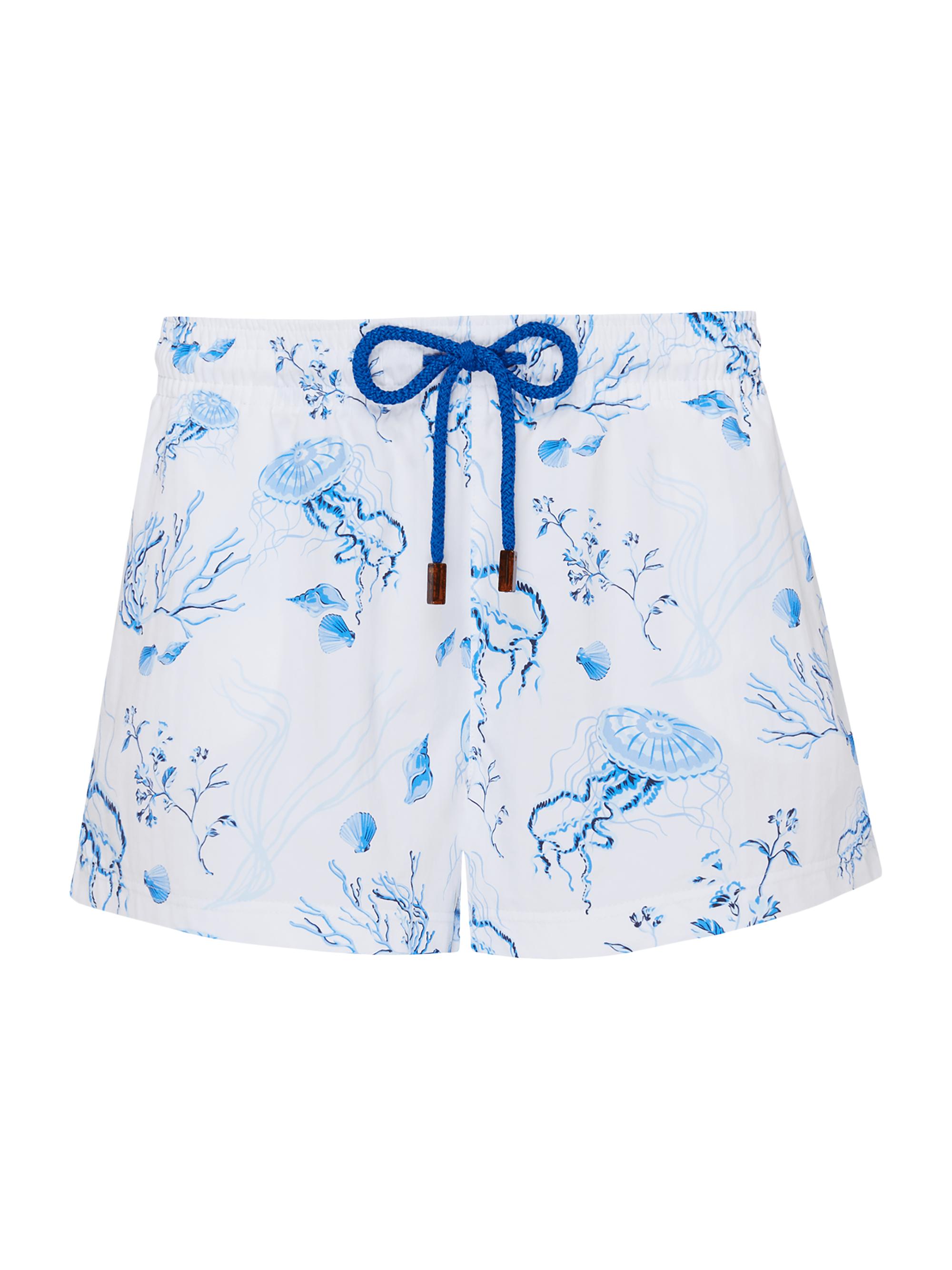Vilebrequin Women's Medusa And Shells Swim Shorts - White