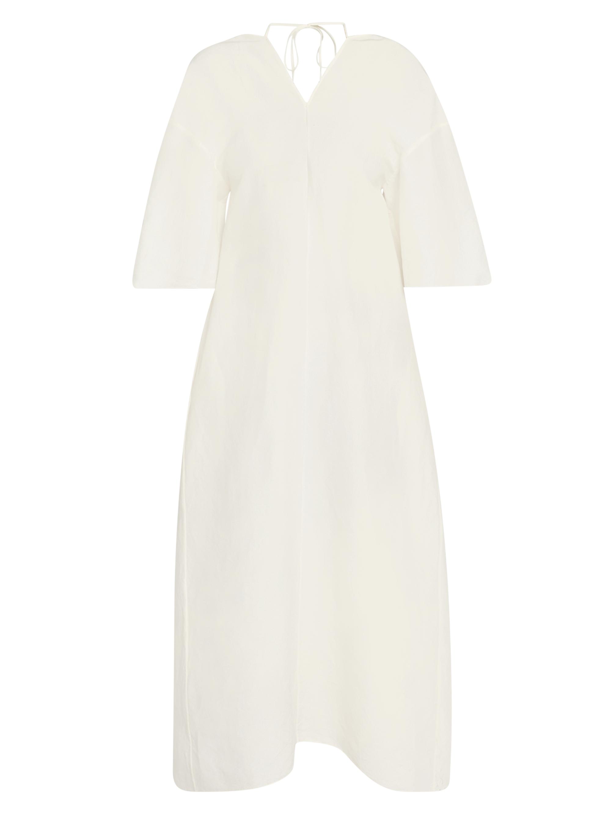 The Row Women's Mia Silk A-Line Maxi Dress - Off White