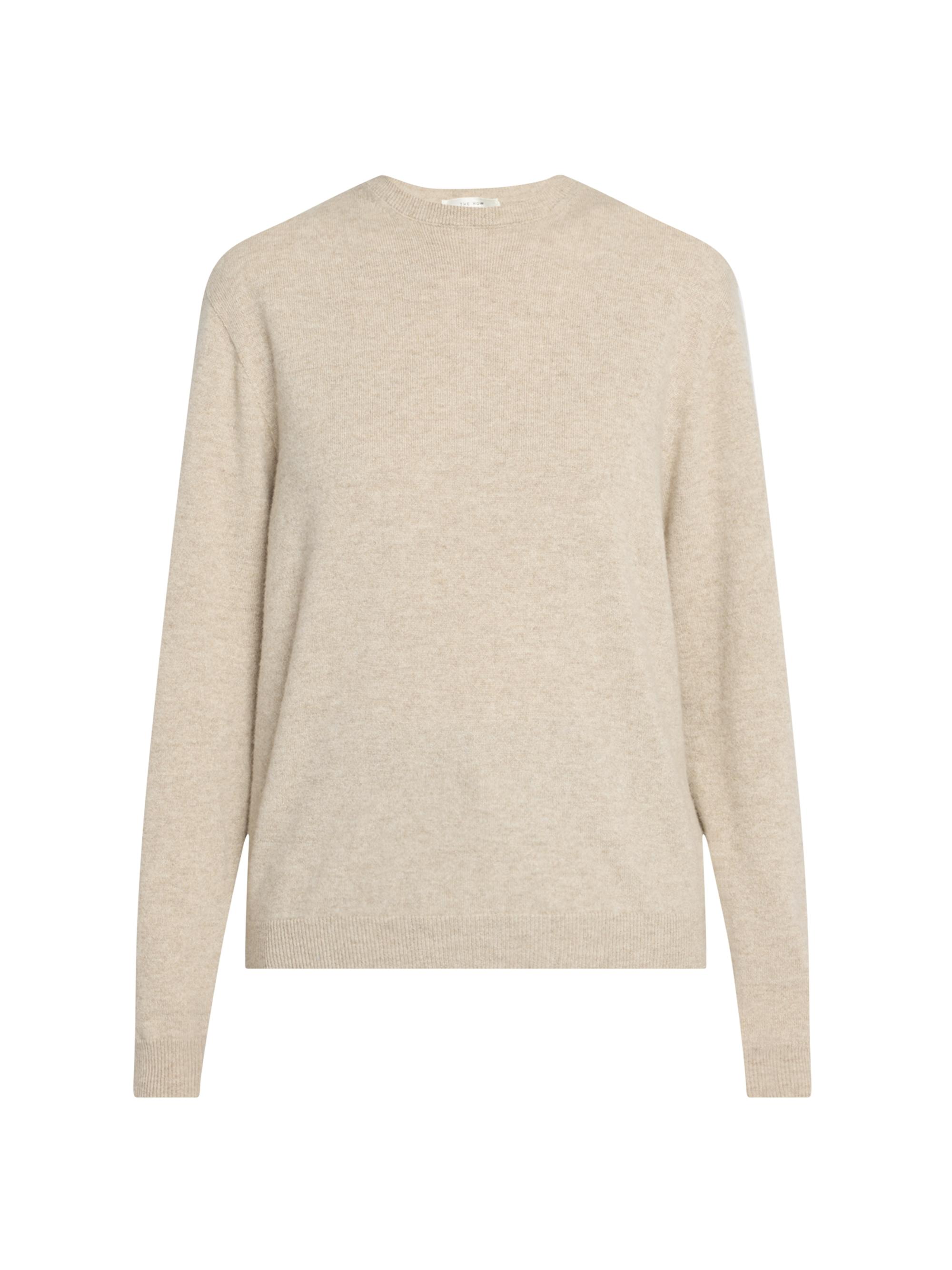 The Row Women's Kisaora Crewneck Cashmere Sweater - Beige Melange