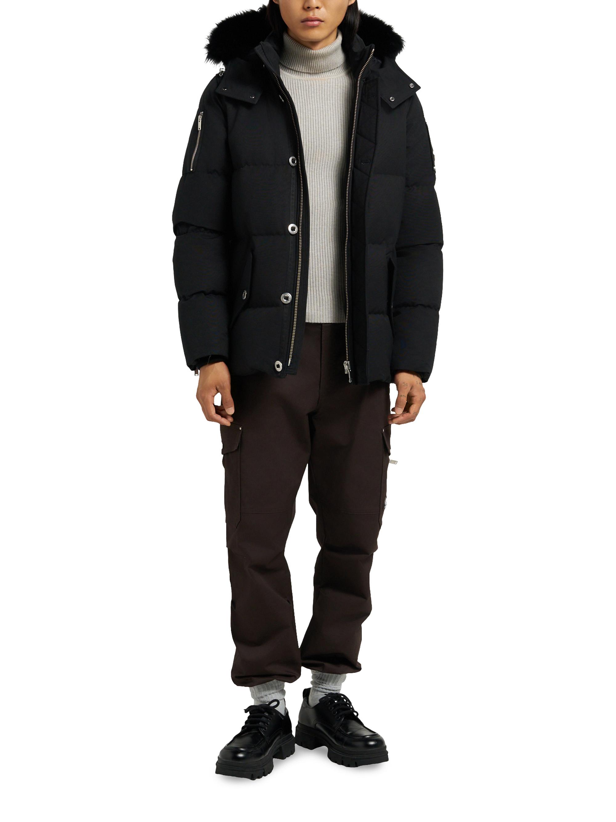 Moose Knuckles Originals 3Q Shearling-Hood Jacket | Saks Fifth Avenue