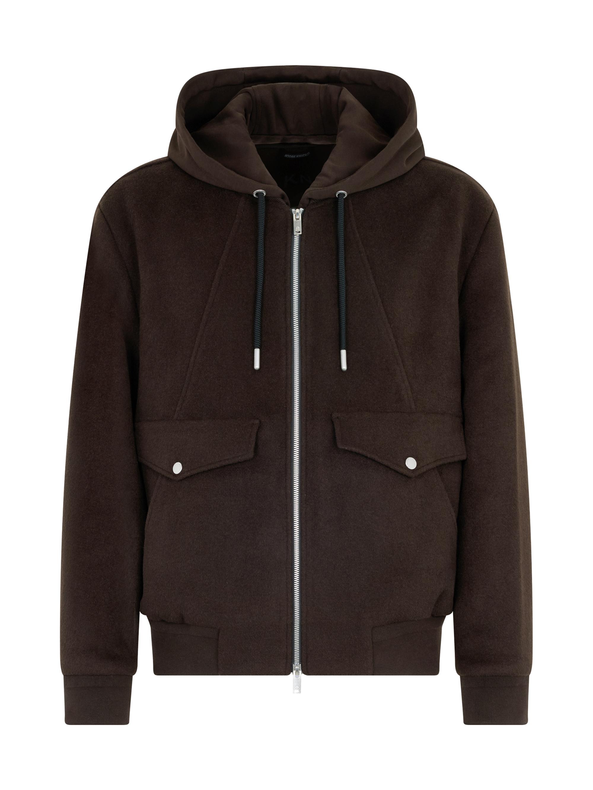 Moose Knuckles Men's Elington Wool Bomber Jacket - Espresso