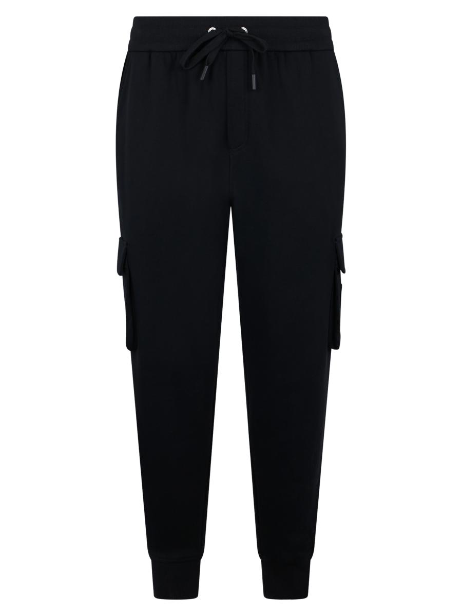 Moose Knuckles Men's Icon Sportswear Hartsfield Cotton Cargo Joggers In Black