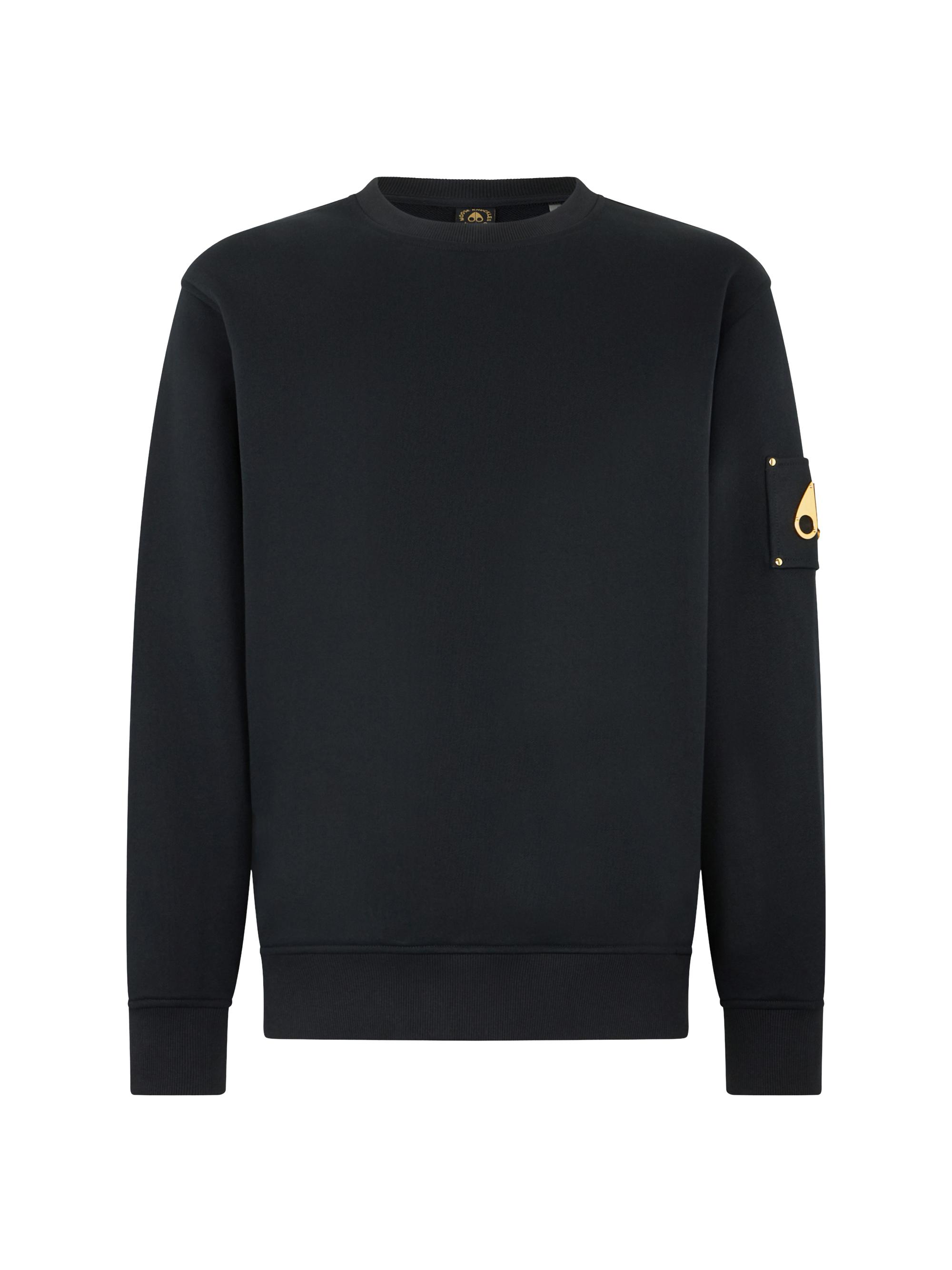 Moose Knuckles Men's Interlock Sportswear Snyder Cotton Regular-Fit Sweatshirt - Black