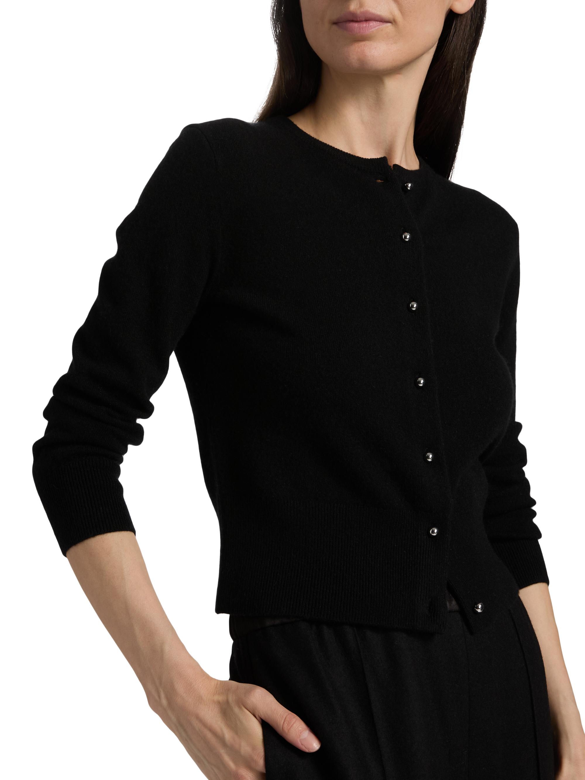 Vince Wool-Cashmere Crewneck Cardigan | Saks Fifth Avenue