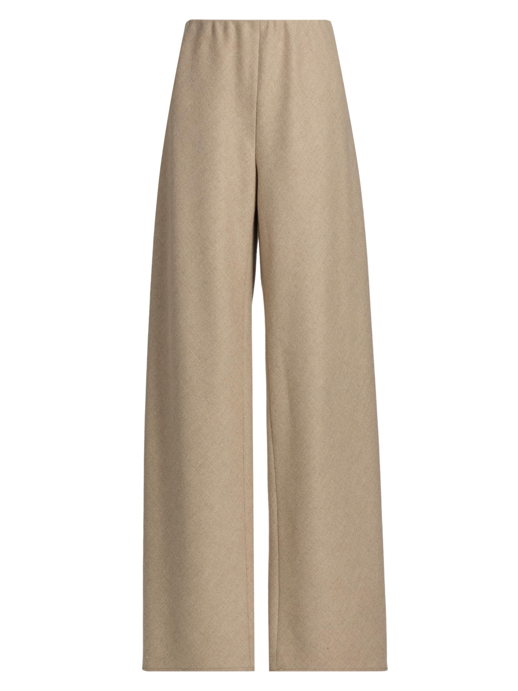 Vince Women's Wool-Blend High-Rise Pants - Oatmeal