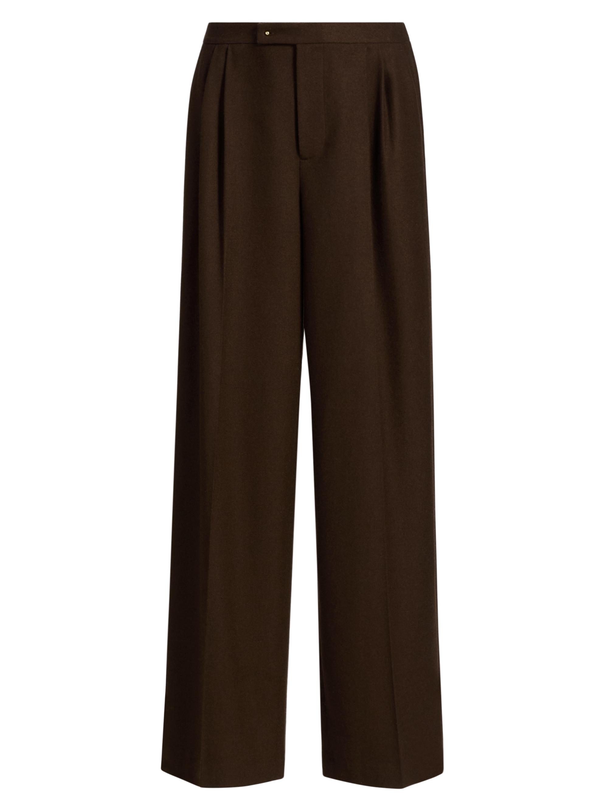 Vince Pleated Wool-Blend Wide-Leg Trousers | Saks Fifth Avenue