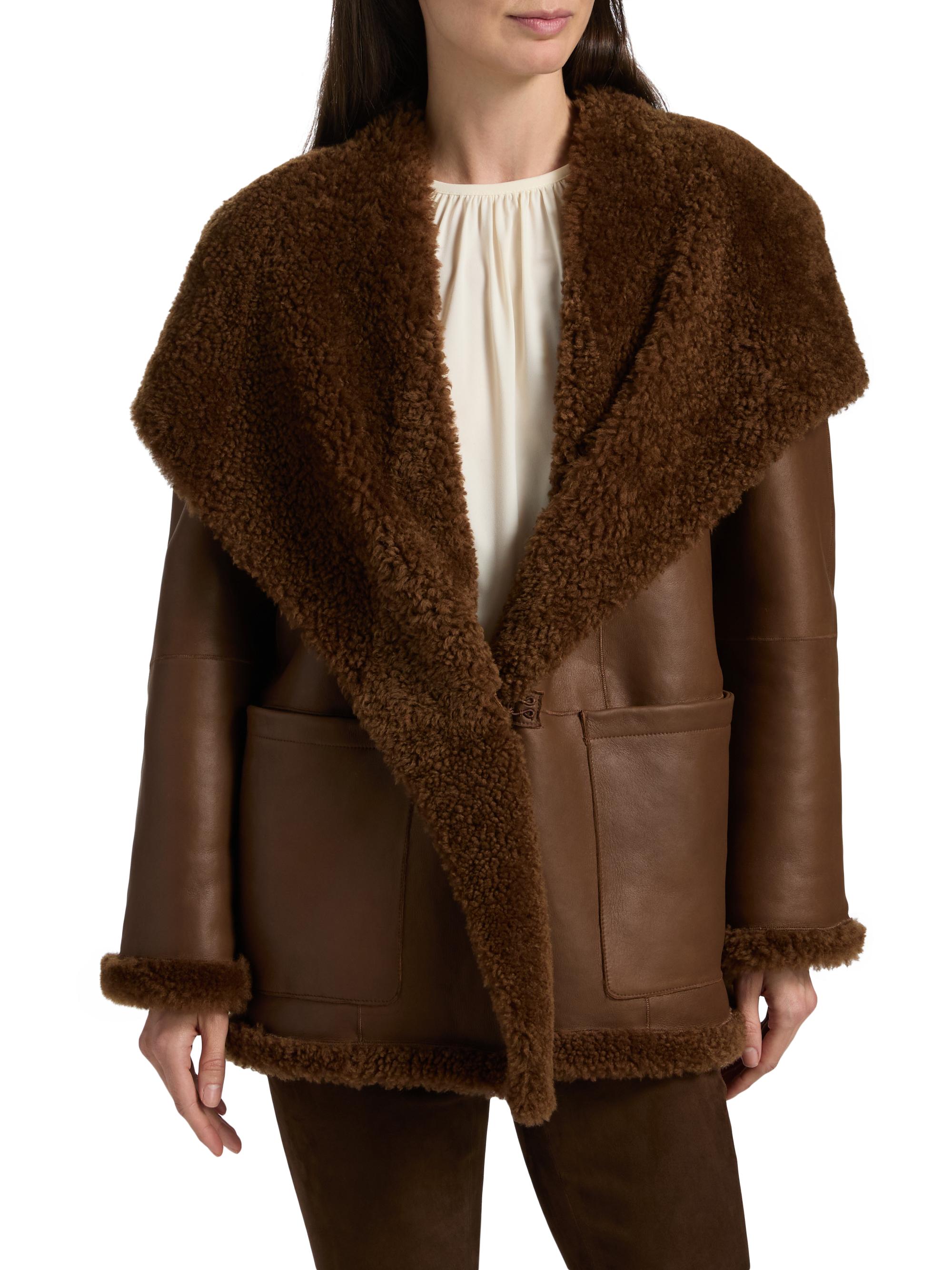 Vince Shearling Hooded Jacket | Saks Fifth Avenue