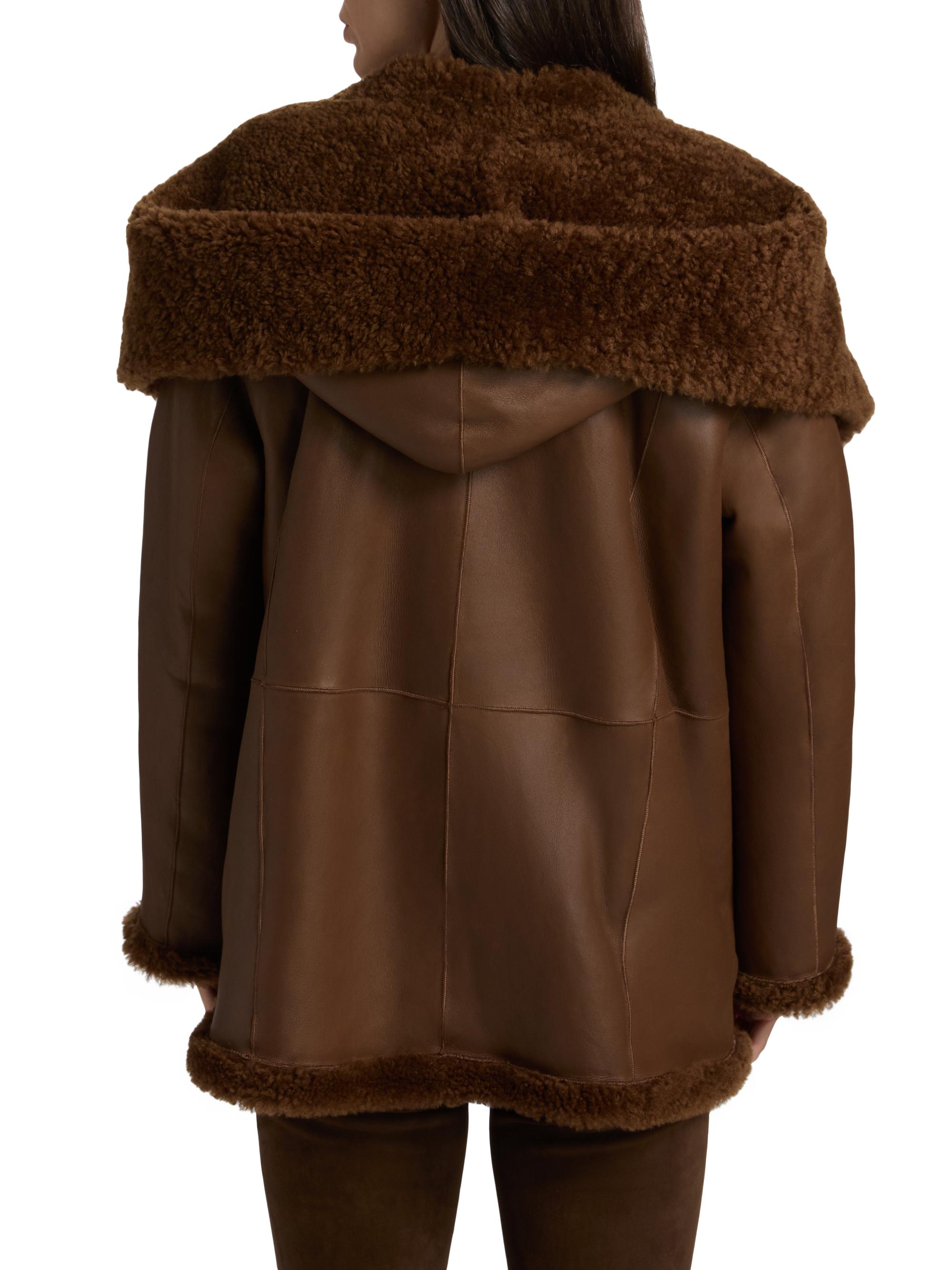 Vince Shearling Hooded Jacket | Saks Fifth Avenue