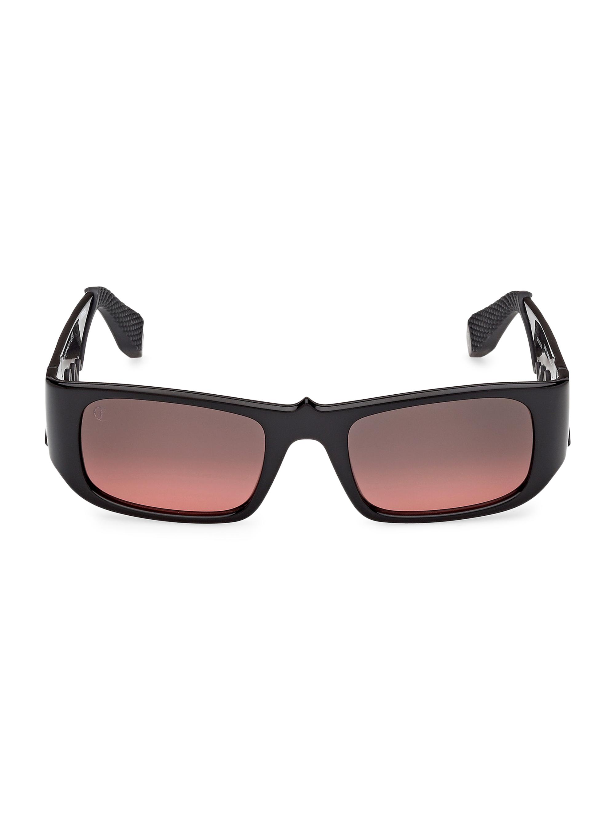 Christian Louboutin Loubishark 53MM Rectangular Sunglasses | Saks