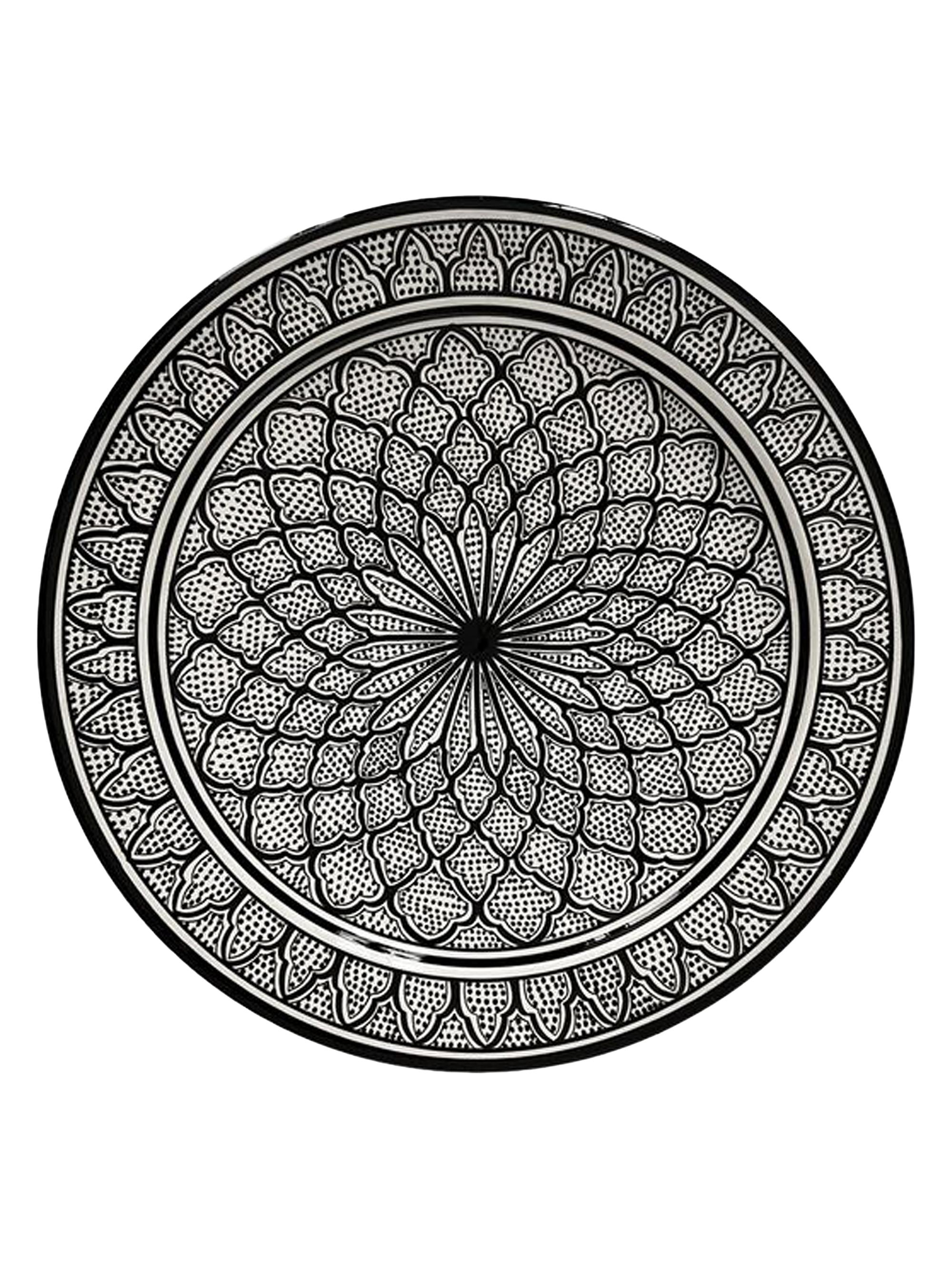 Verve Culture Moroccan Safi CoucCous Platter - Black