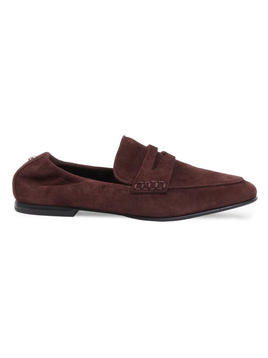 Simkhai Women's Danna Suede Penny Loafers In Brown