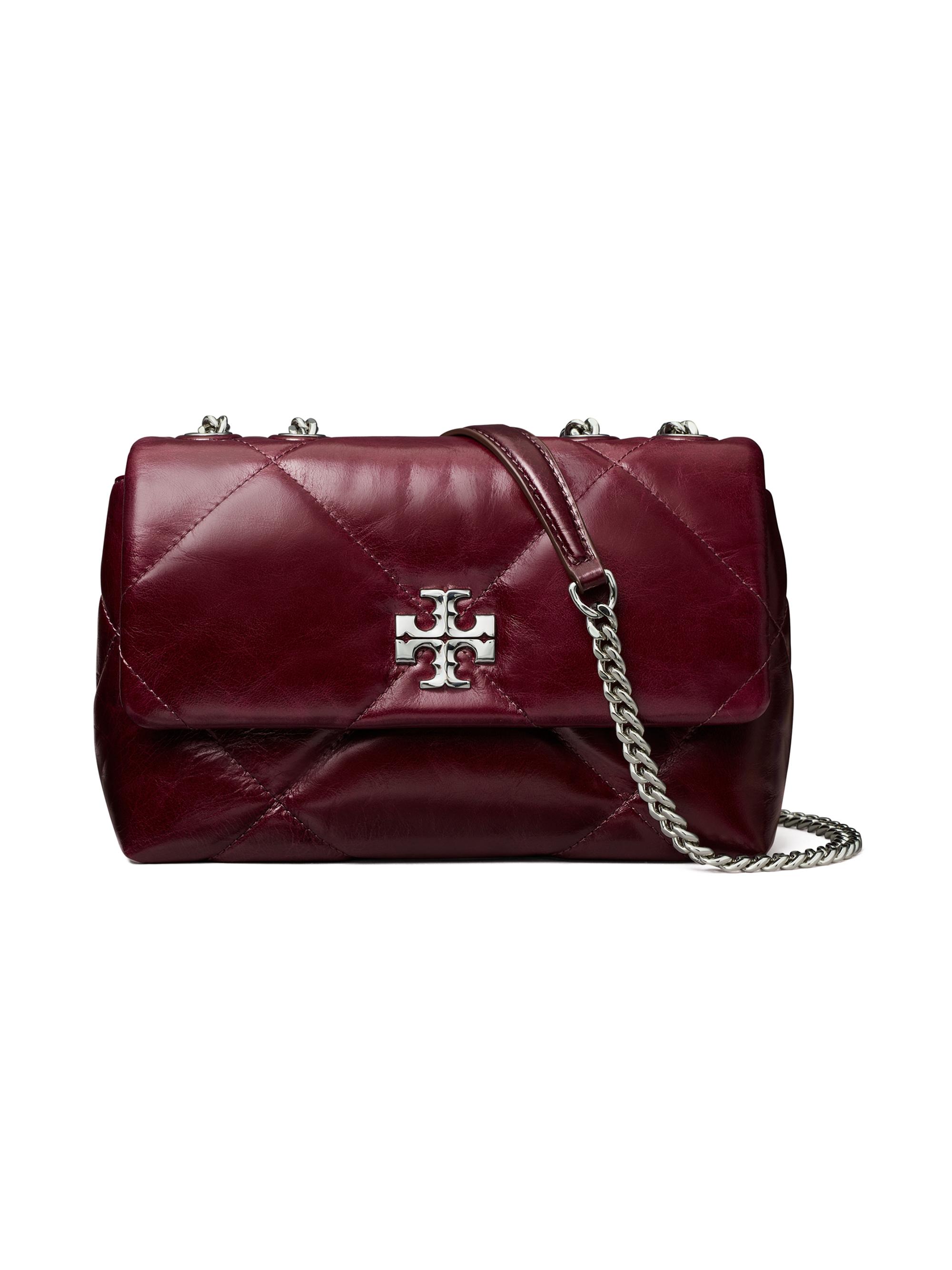 Tory Burch Women's Kira Quilted Leather Shoulder Bag - Dark Carmine