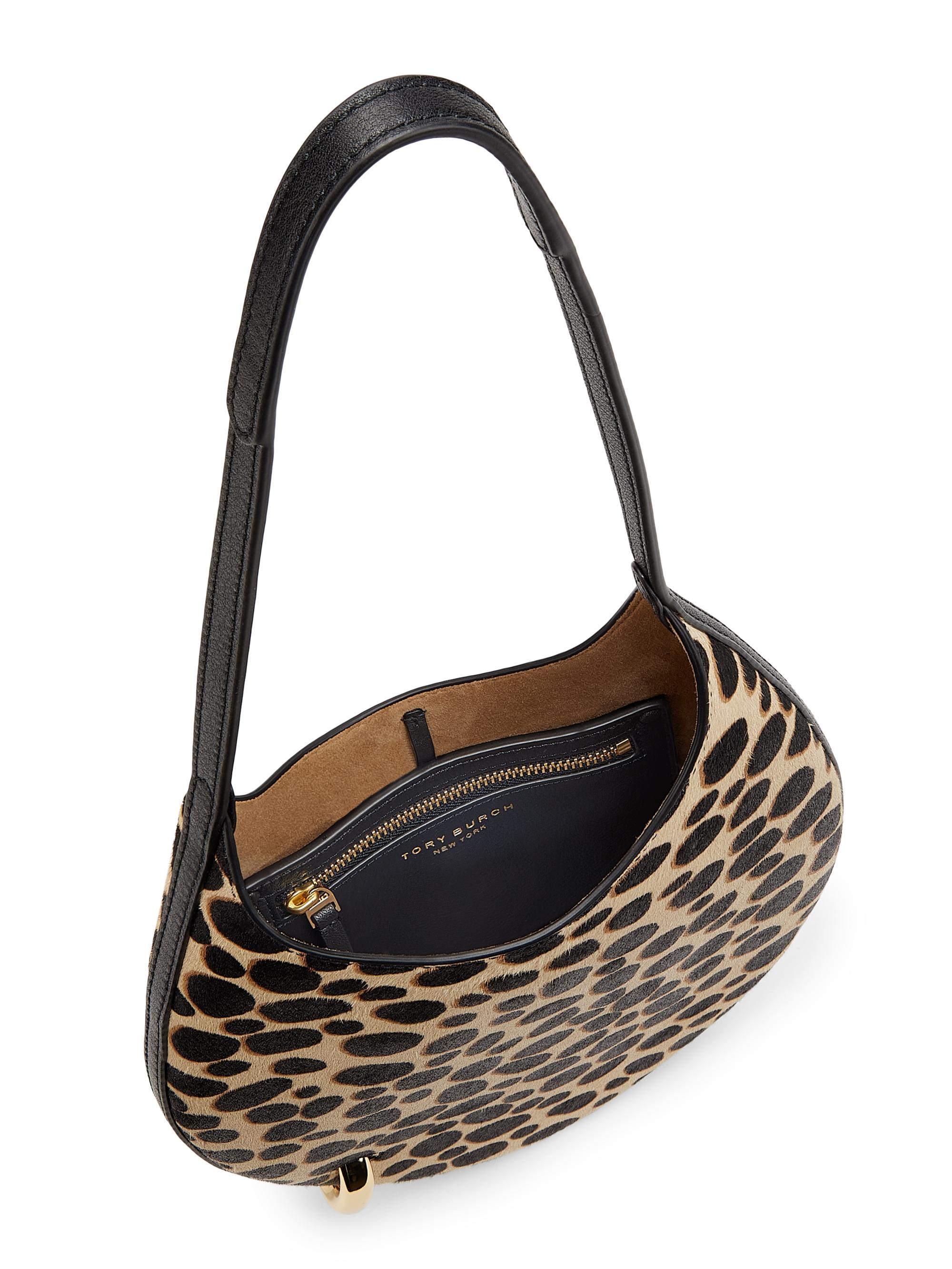 Tory Burch Small Pierced Calf Hair Shoulder Bag Saks Fifth Avenue