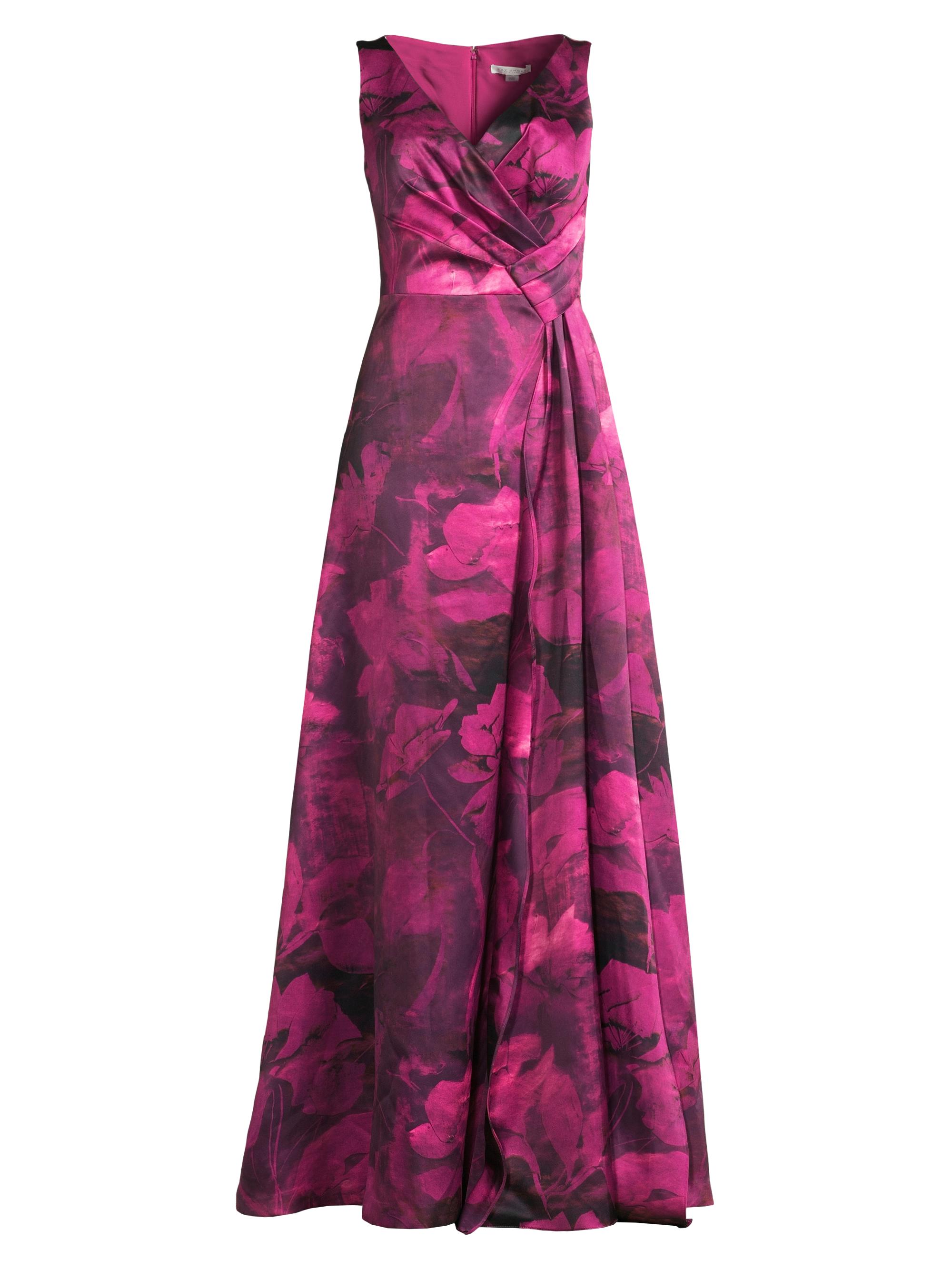Kay Unger Tess Floral Chiffon Sleeveless Gown | Saks Fifth Avenue