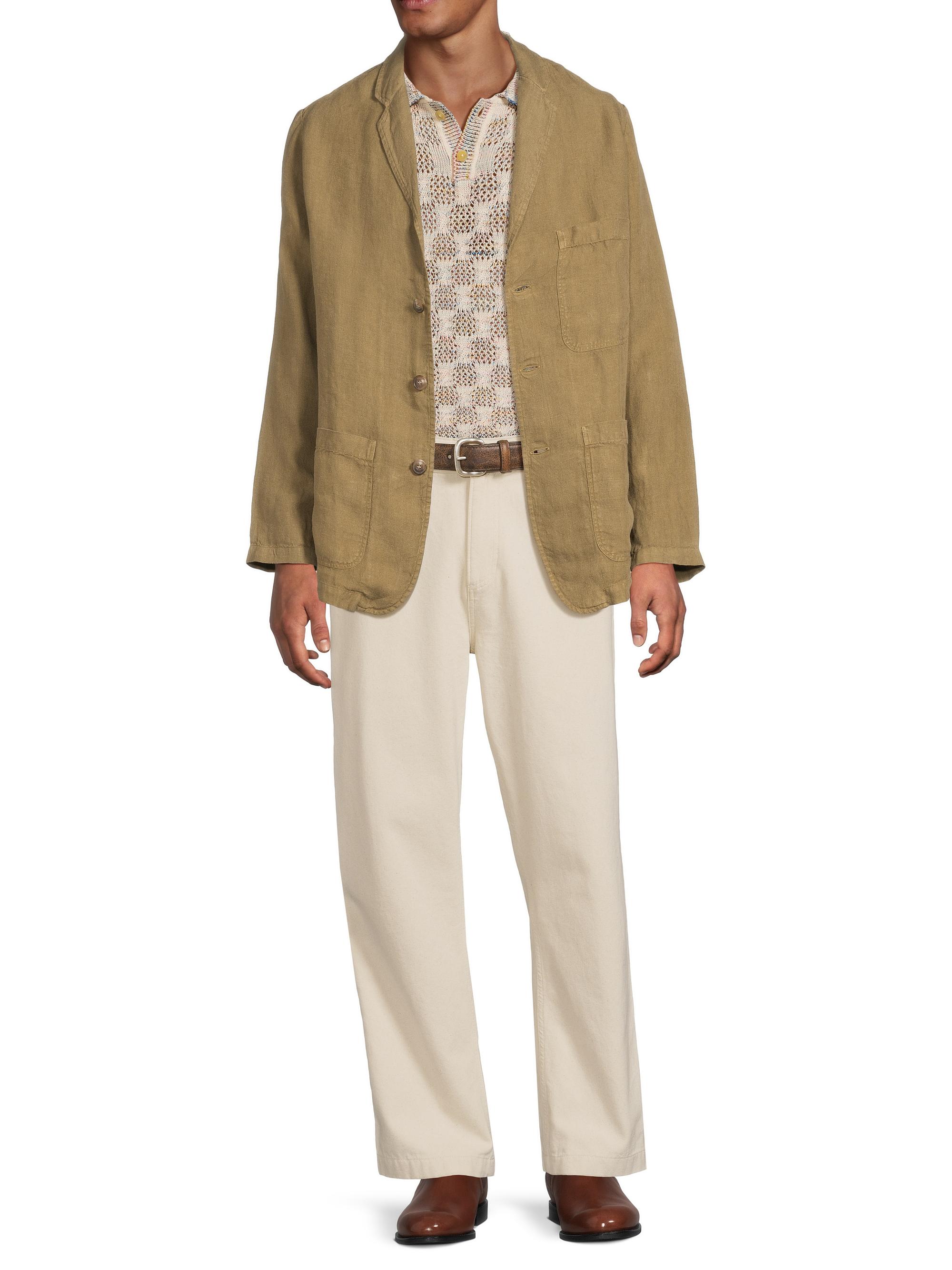 Saks Fifth Avenue
 Oversized Linen Blend Blazer