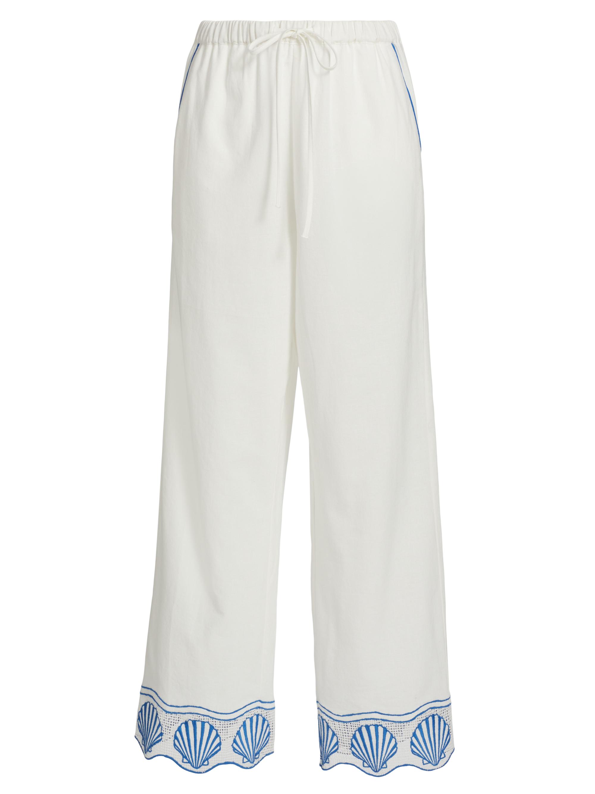 Rails Women's Tildi Cotton-Blend Straight-Leg Pants - White