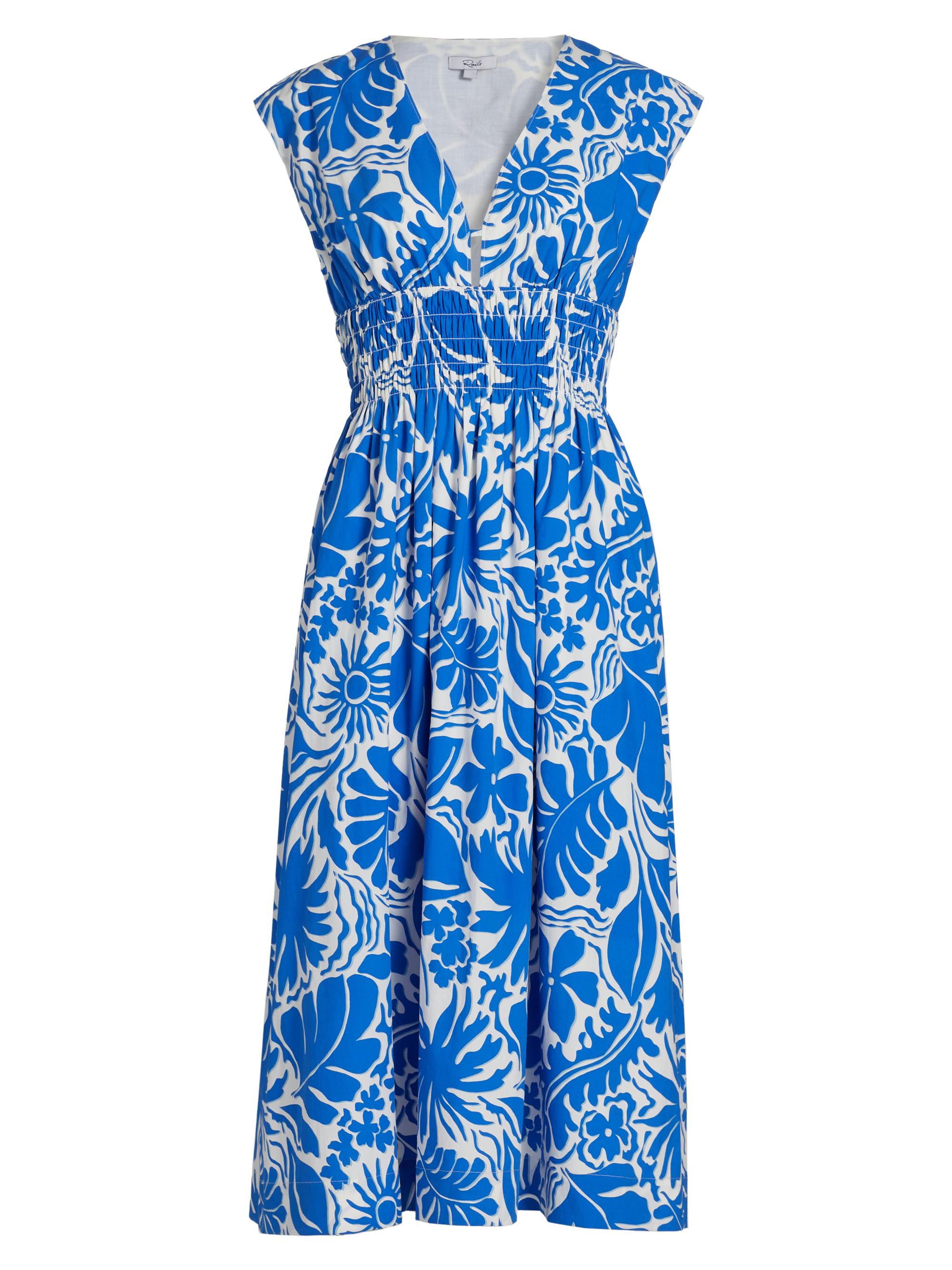 Rails Women's Roxanne Flora Midi-Dress - Blue Riviera