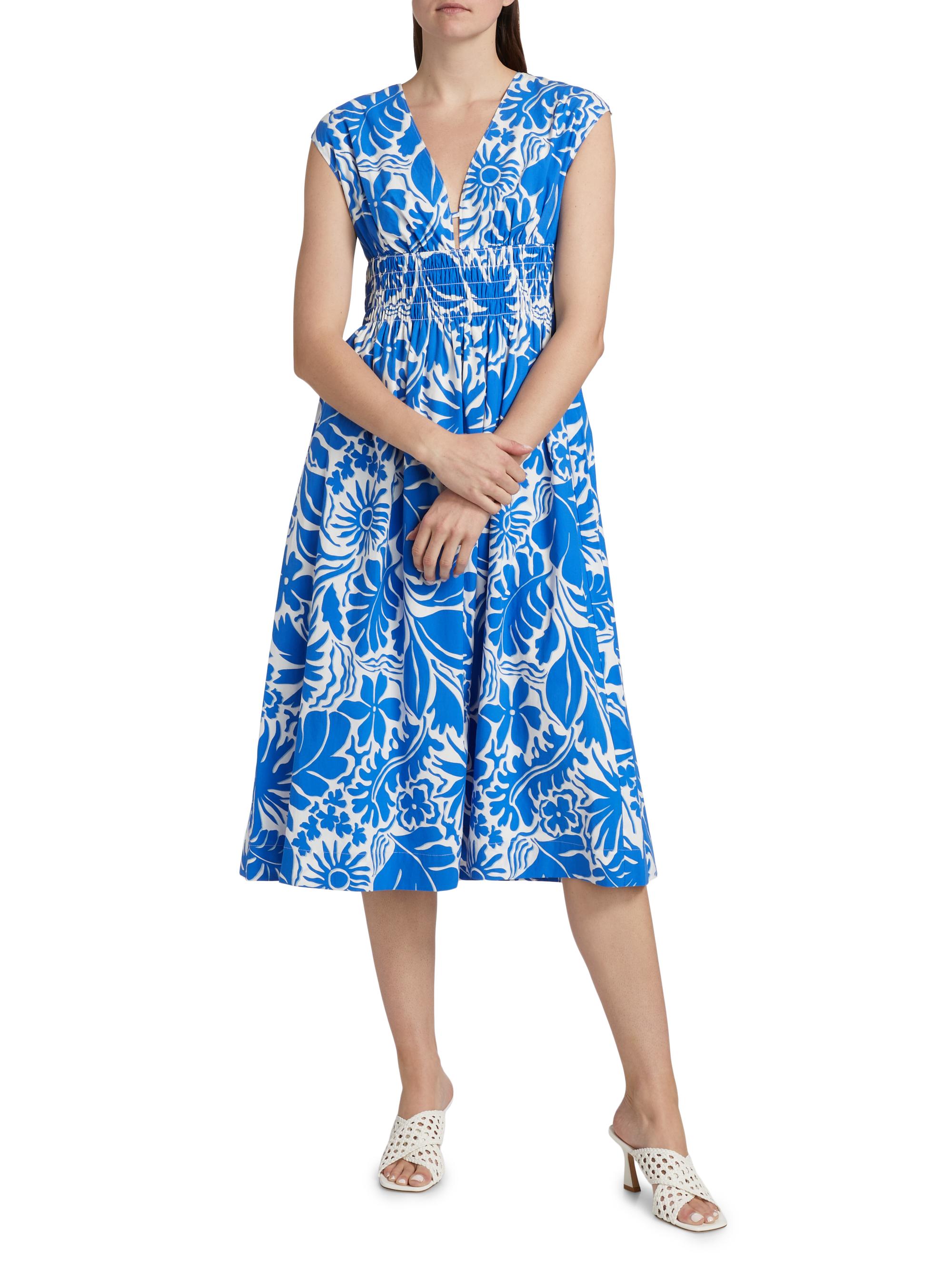 Rails Roxanne Flora Midi-Dress | Saks Fifth Avenue