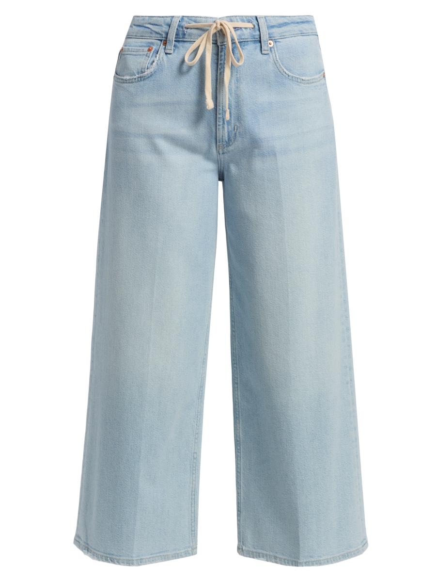 Rails Women's Angeleno Drawstring Crop Jeans In Blue