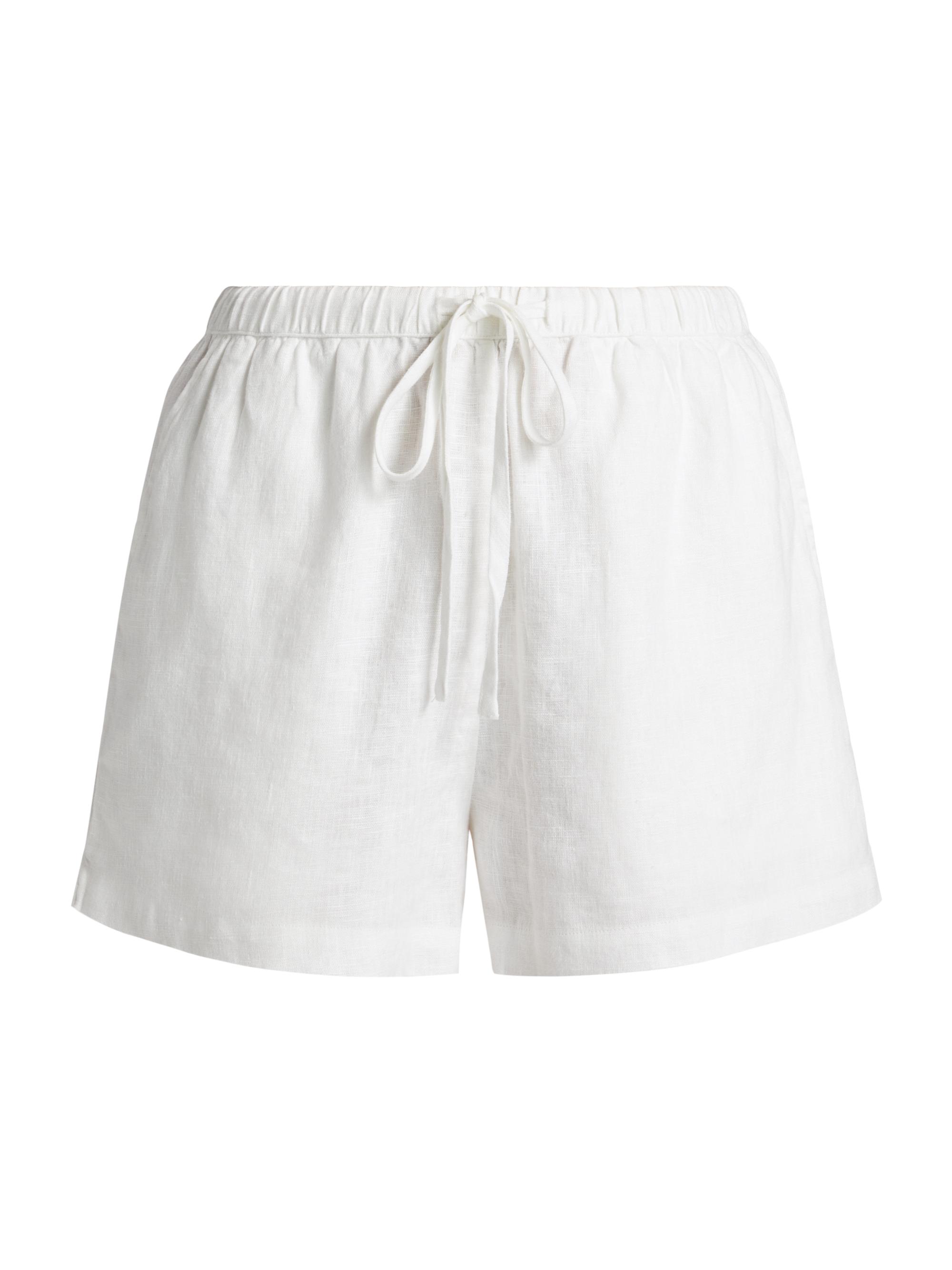Rails Women's Jenner Linen Drawstring Shorts - White
