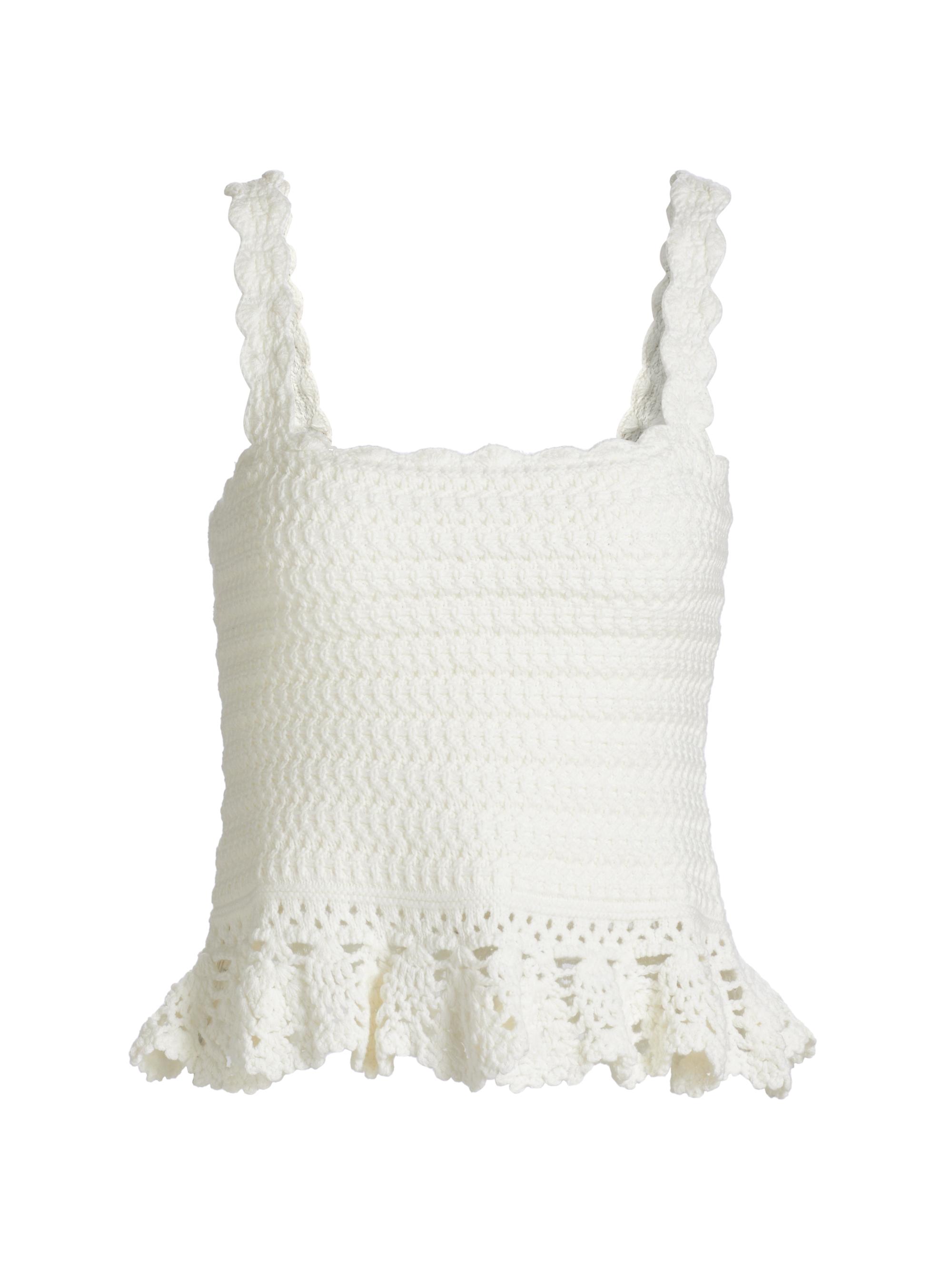 Rails Women's Estefania Cotton-Blend Knit Top - White