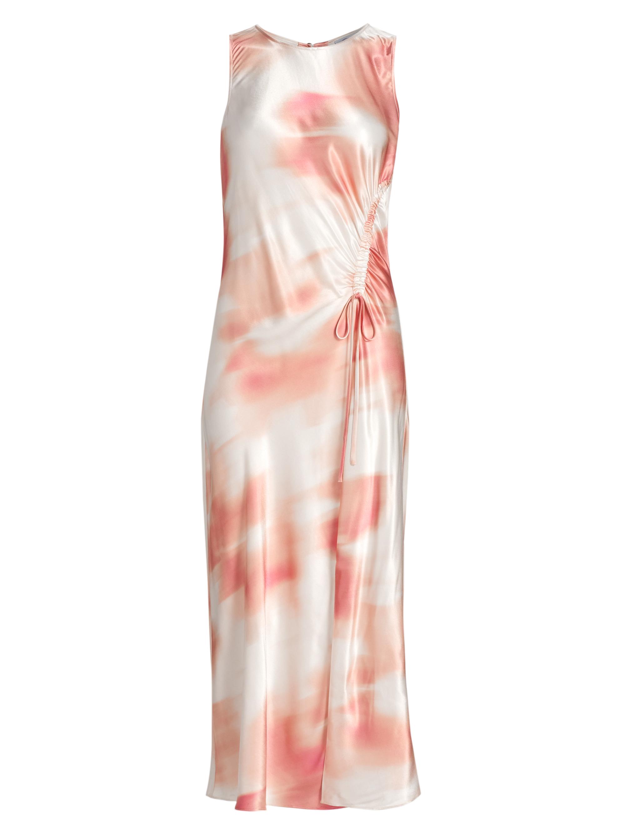 Rails Women's Gabriella Watercolor Ruched Midi-Dress - Cherry Blossom