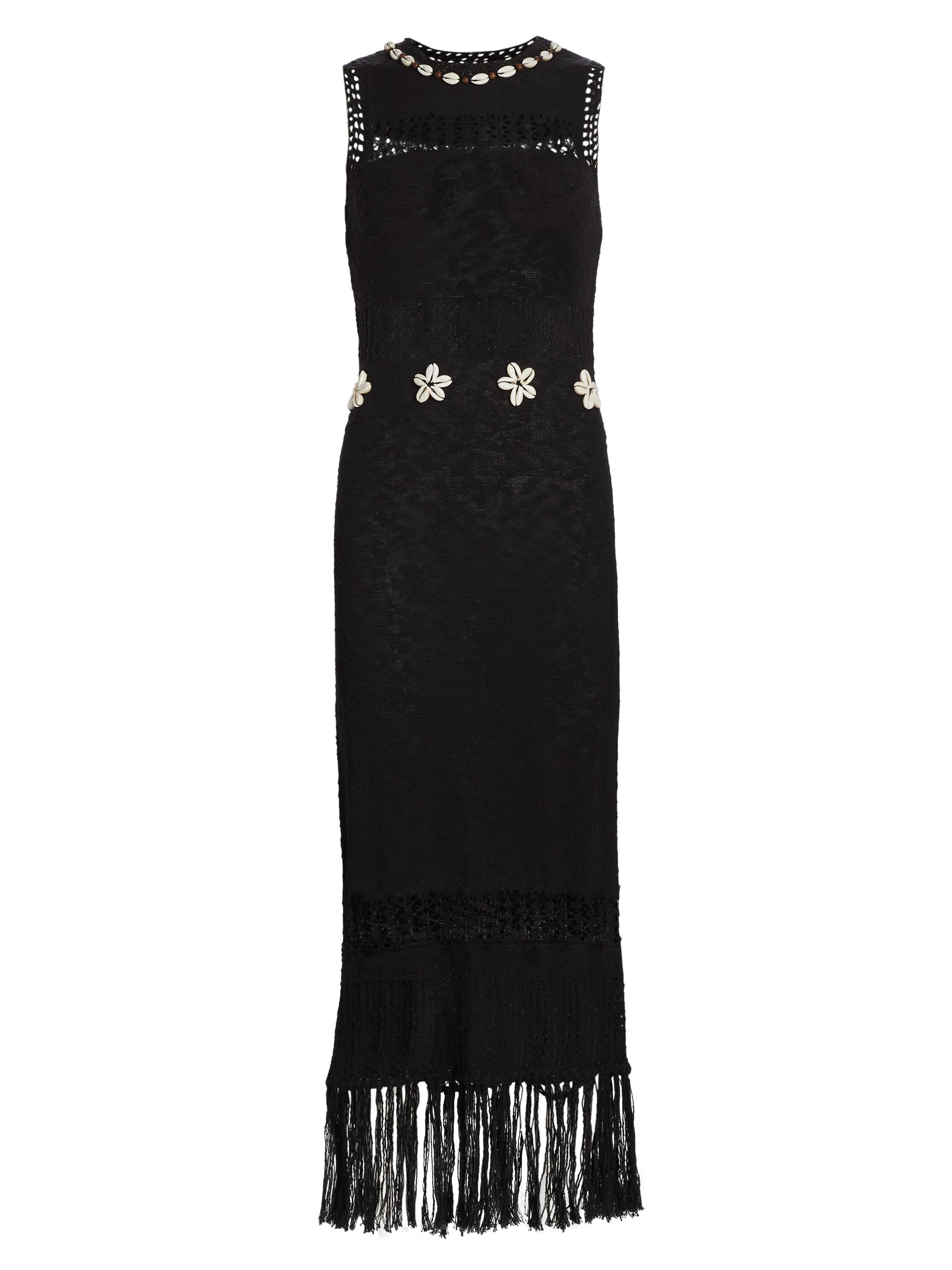 Rails Women's Kiana Stretch-Cotton Knit Midi-Dress - Black