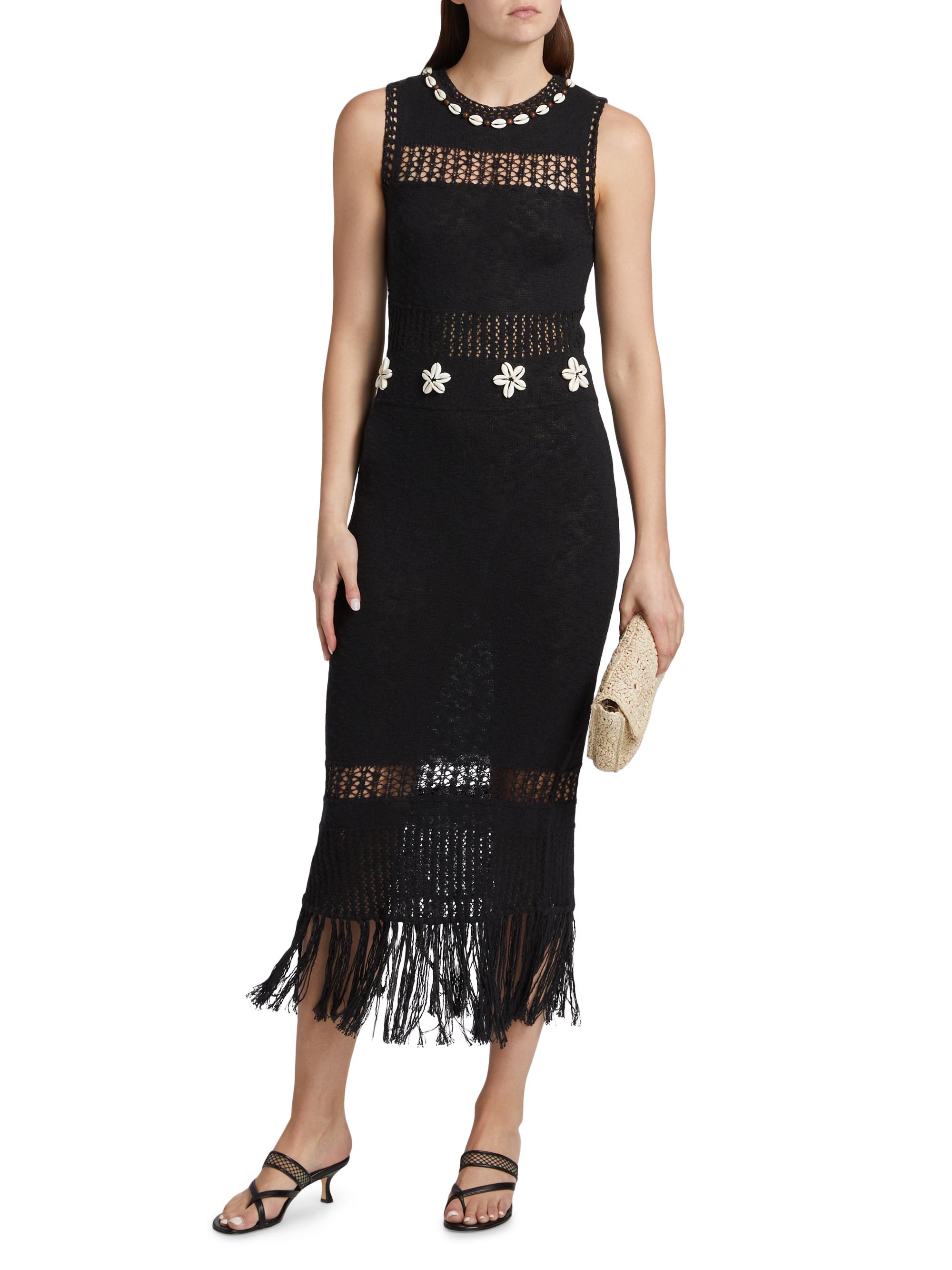 kiana midi dress Rails Women's Kiana Embellished Maxi Dress - Black