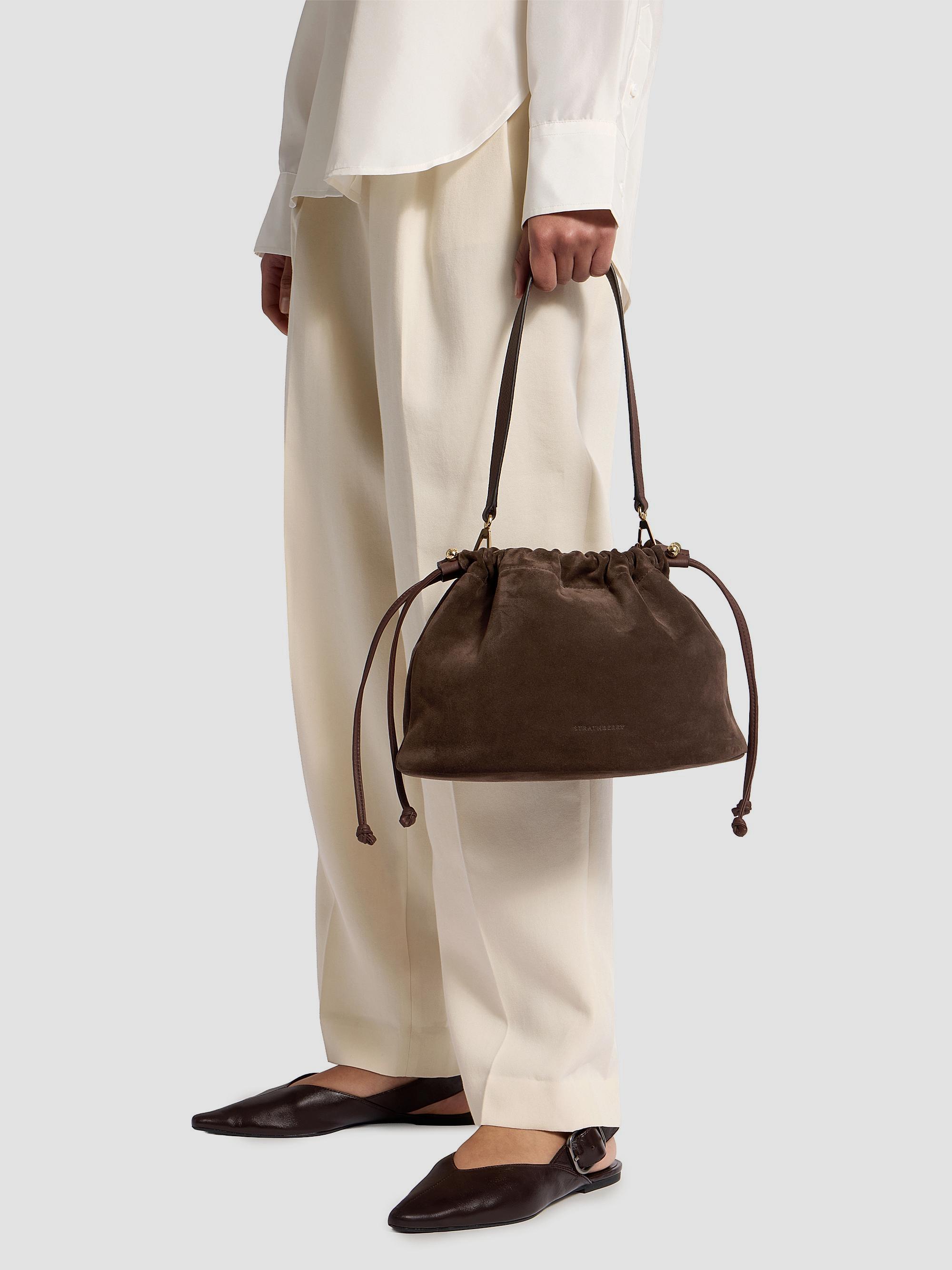 Strathberry Charlotte Suede Drawstring Bag | Saks Fifth Avenue