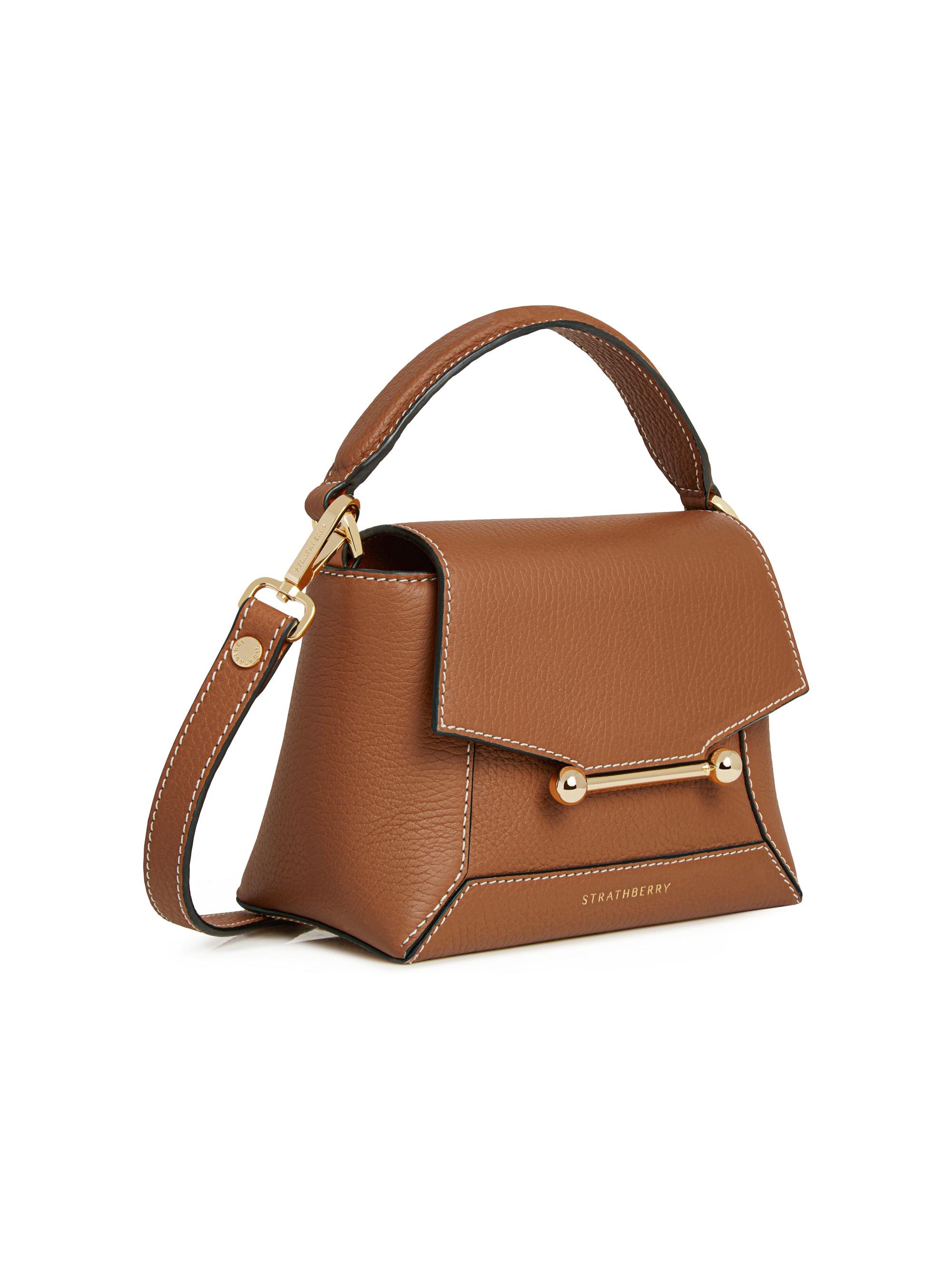 Strathberry Mosaic Nano Leather Top Handle Bag | Saks Fifth Avenue