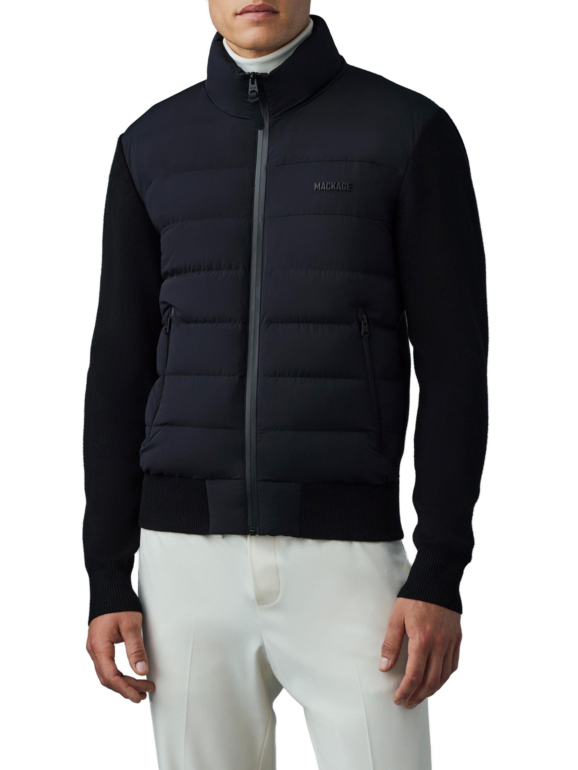 Mackage Men's Haney-Cityz Quilted Down Jacket - Black